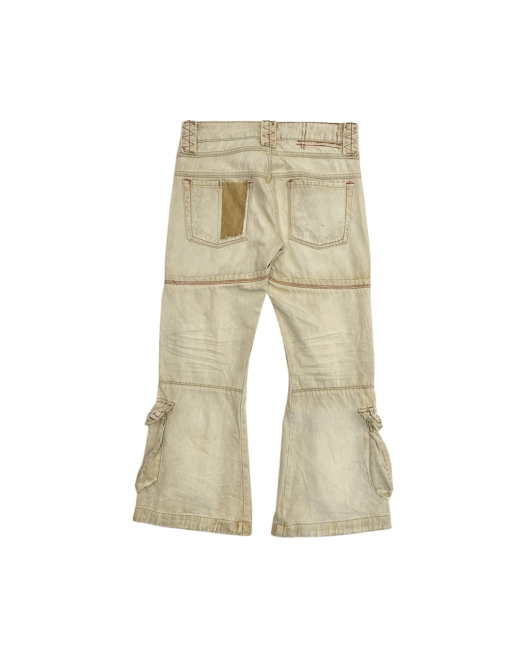 Marithe + Francois Girbaud Marithe Francois Girbaud 90s Damaged Cropped Boots Cut Pants Size 26" / US 2 / IT 38 - 6 Thumbnail
