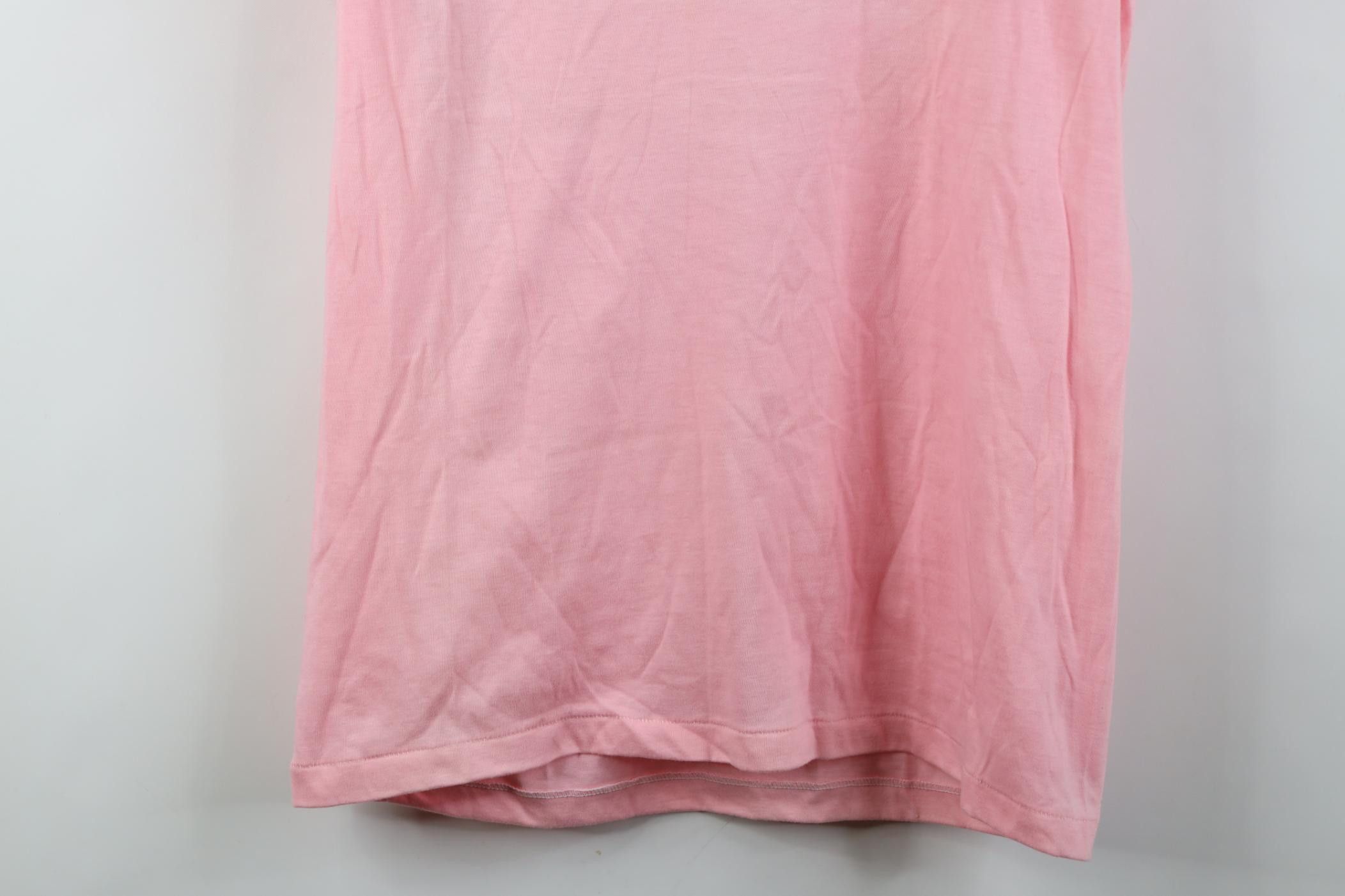 Vintage Vintage 80s 90s Peggys Cove Nova Scotia Canada T-Shirt Pink Size L / US 10 / IT 46 - 3 Thumbnail