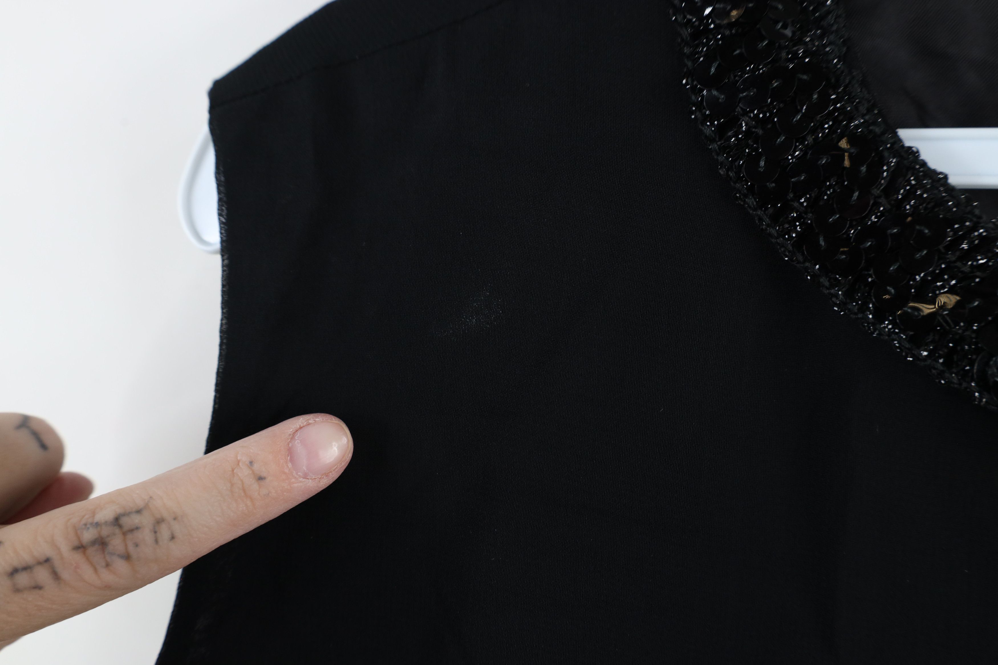 Vintage Vintage 80s 90s Streetwear Button Sleeveless Sequin Shirt Size M / US 6-8 / IT 42-44 - 4 Thumbnail
