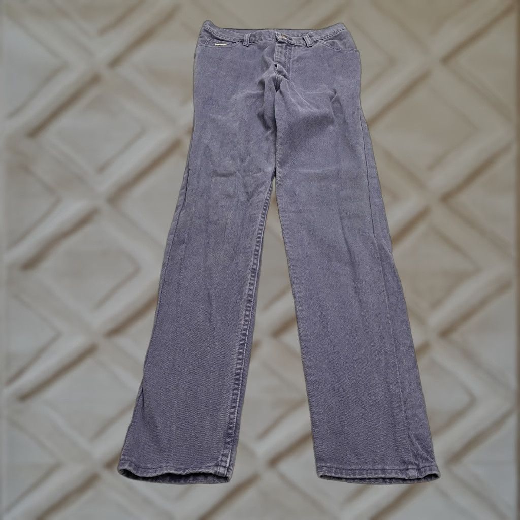 Wrangler VINTAGE Wrangler Denim Jeans Women 10 Purple High Rise 90s Y2K Retro Straight 5-Pocket Women Size 32" / US 10 / IT 46 - 1 Thumbnail