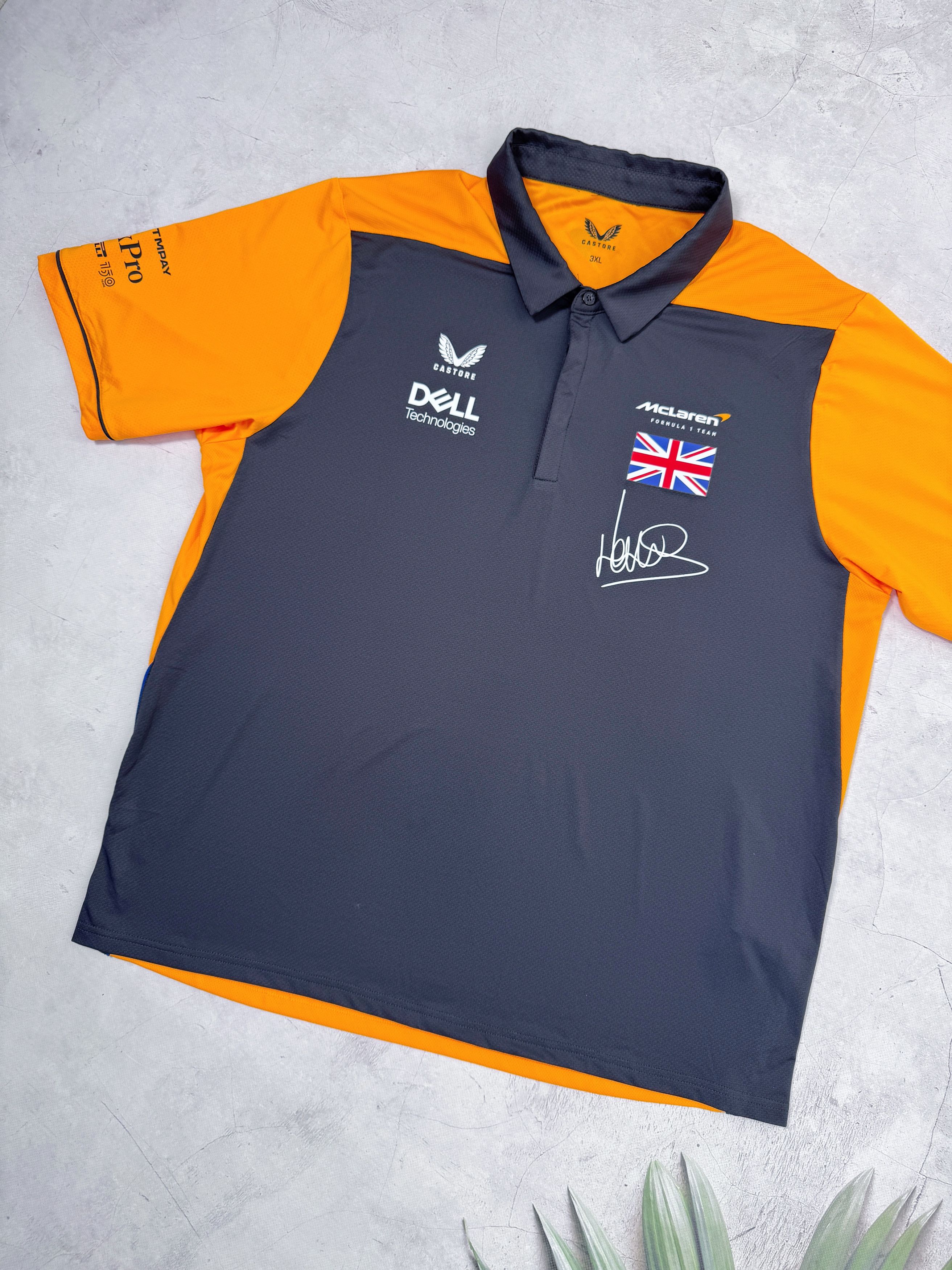Formula 1 McLaren F1 Racing Team Polo T-Shirt #4 Norris by Castore Size US XL / EU 56 / 4 - 2 Thumbnail