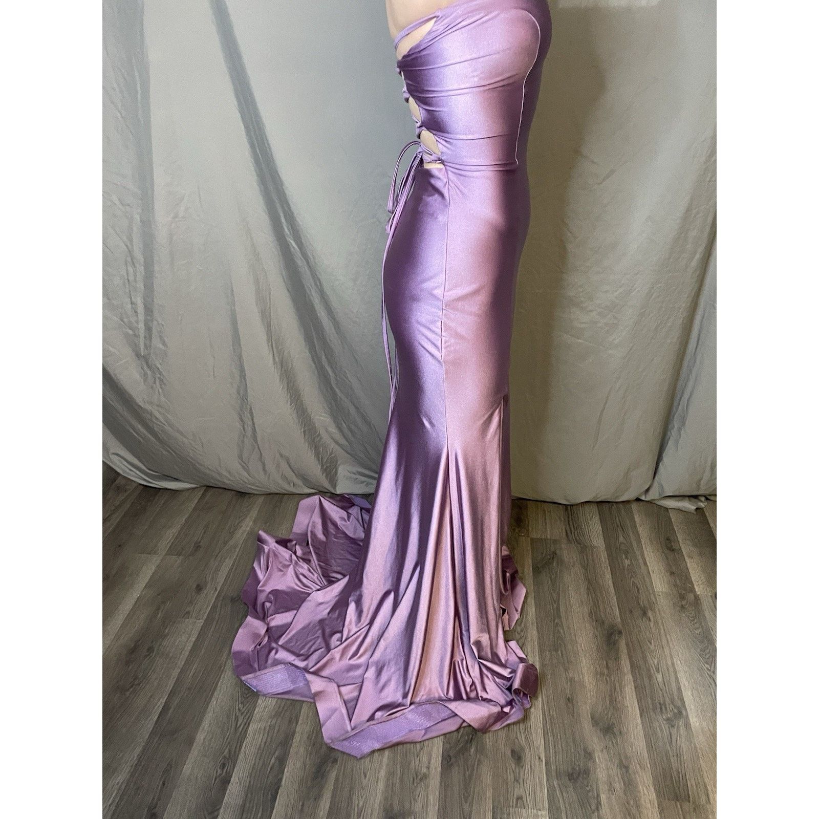 Other Jessica Angel Size Small Purple Open Strappy Back Slit Size S / US 4 / IT 40 - 7 Thumbnail