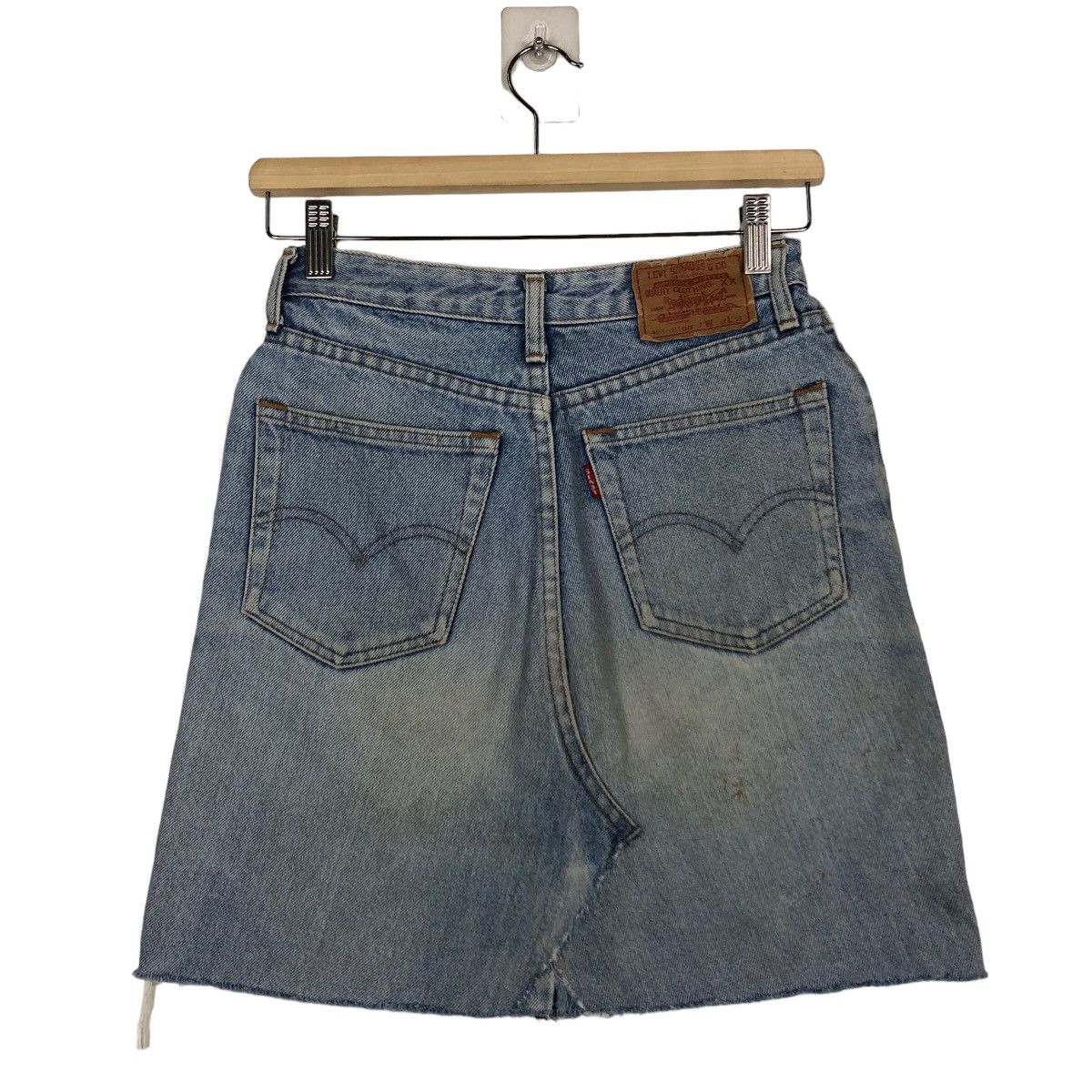 Levi's 🔥90’s Vintage Mini Skirt Levi’s Denim Size 24" / US 00 / IT 34 - 7 Thumbnail