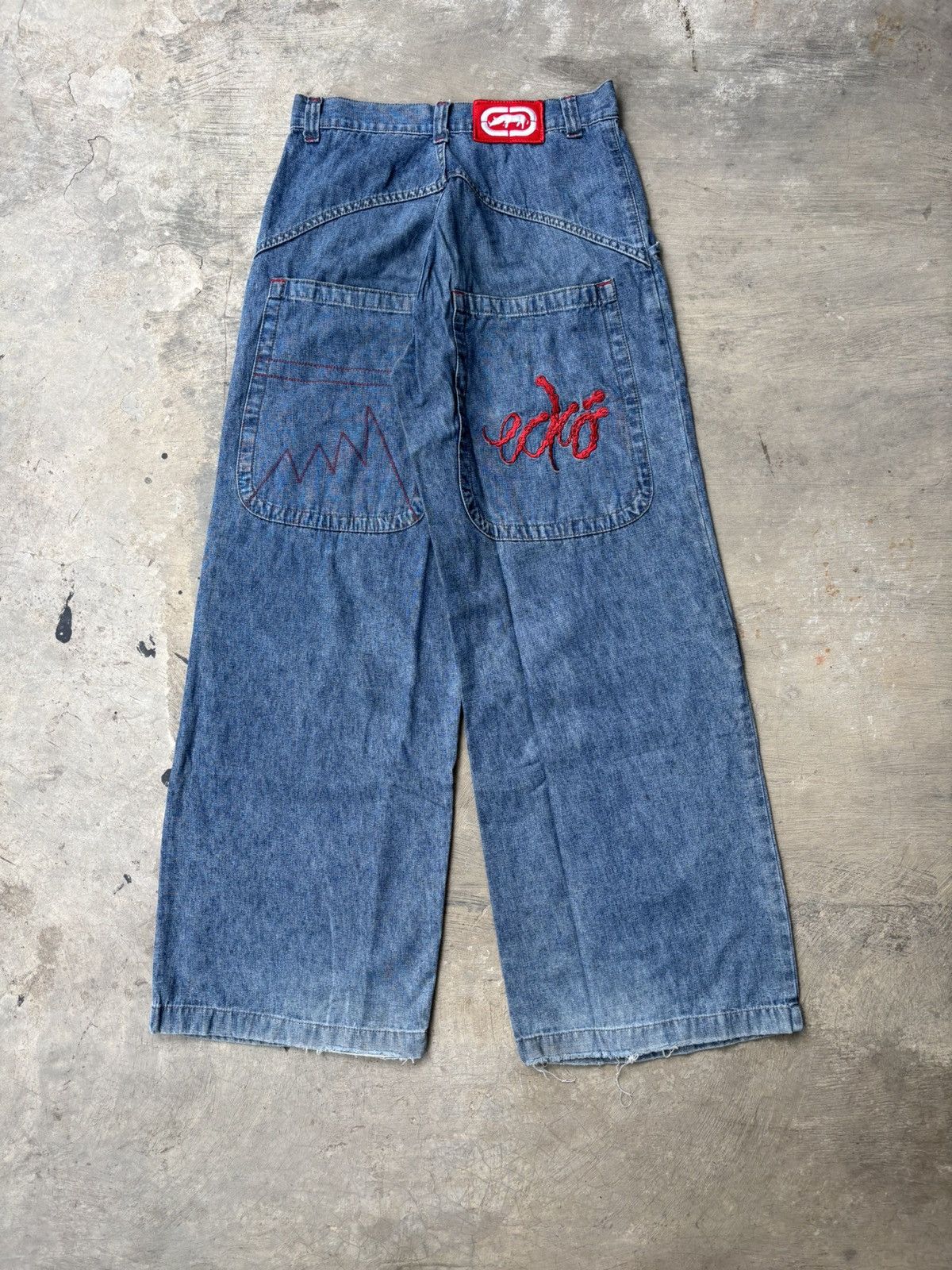 Ecko Unltd. Vintage Y2K Ecko Unltd Baggy Skater Jeans Embroidered Pocket Size US 31 - 1 Thumbnail