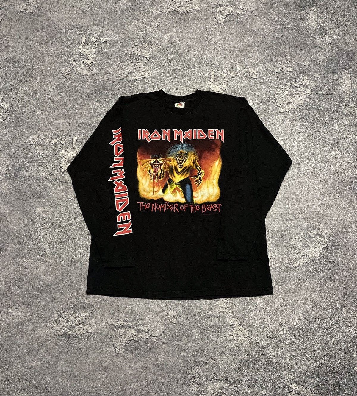 Band Tees × Vintage Vintage 2005 Iron Maiden T shirt Long Sleeve Size US M / EU 48-50 / 2 - 1 Thumbnail
