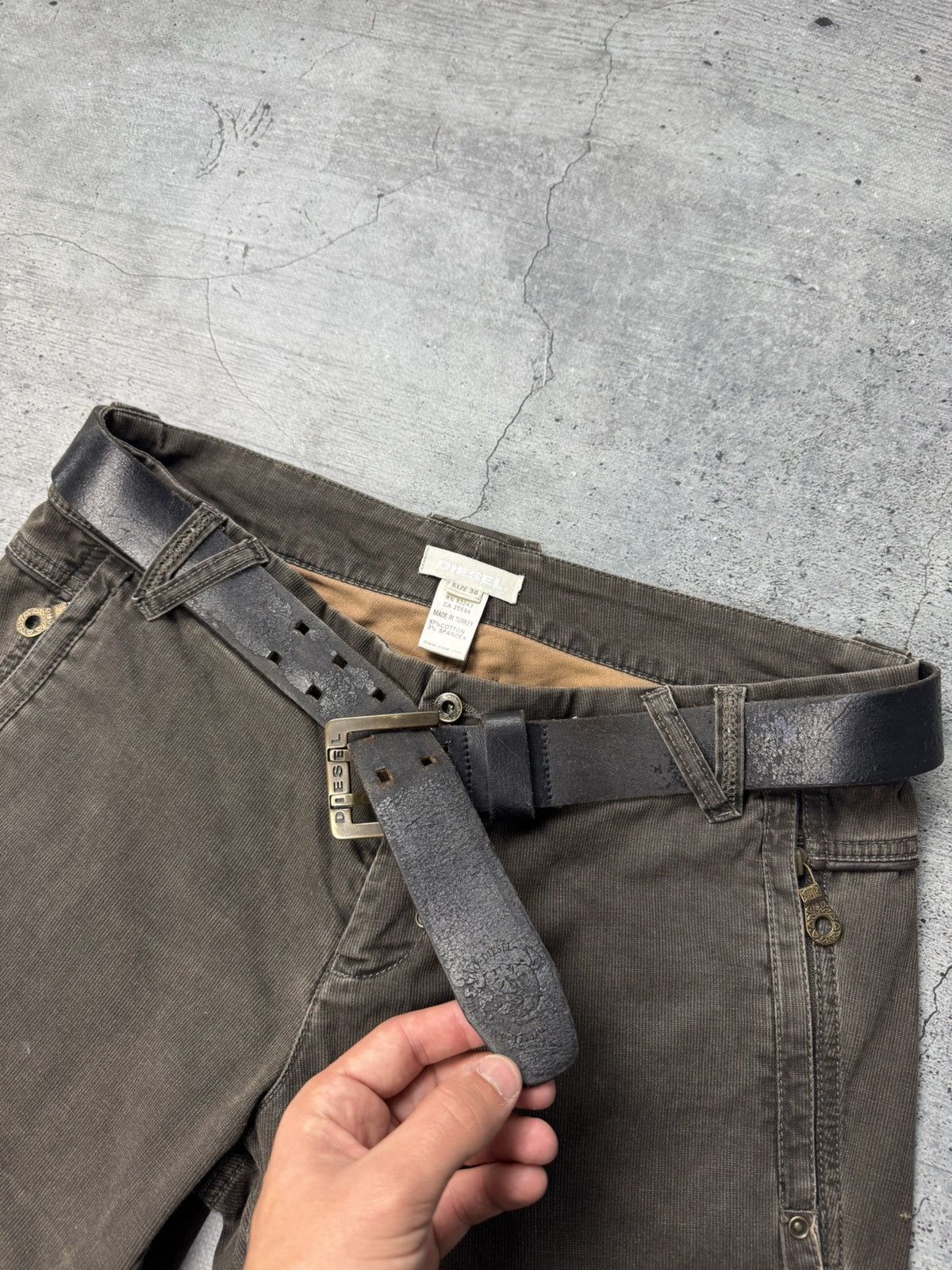 Diesel Diesel vintage belt rare Y2K leather Size ONE SIZE - 15 Thumbnail