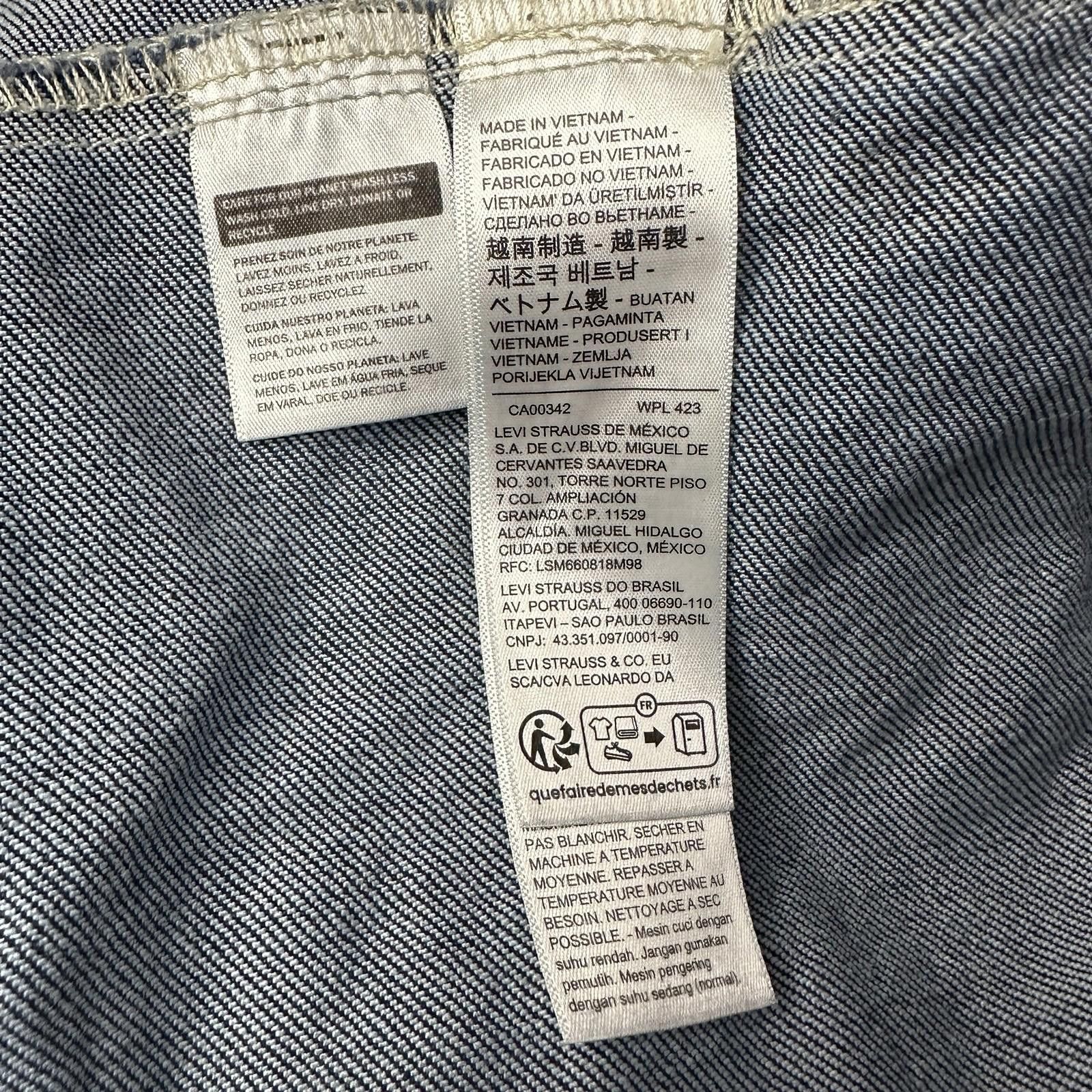 Levi's LEVIS Mens XXL Trucker Jacket Blue Standard Fit Year 2024 Size US XXL / EU 58 / 5 - 5 Thumbnail