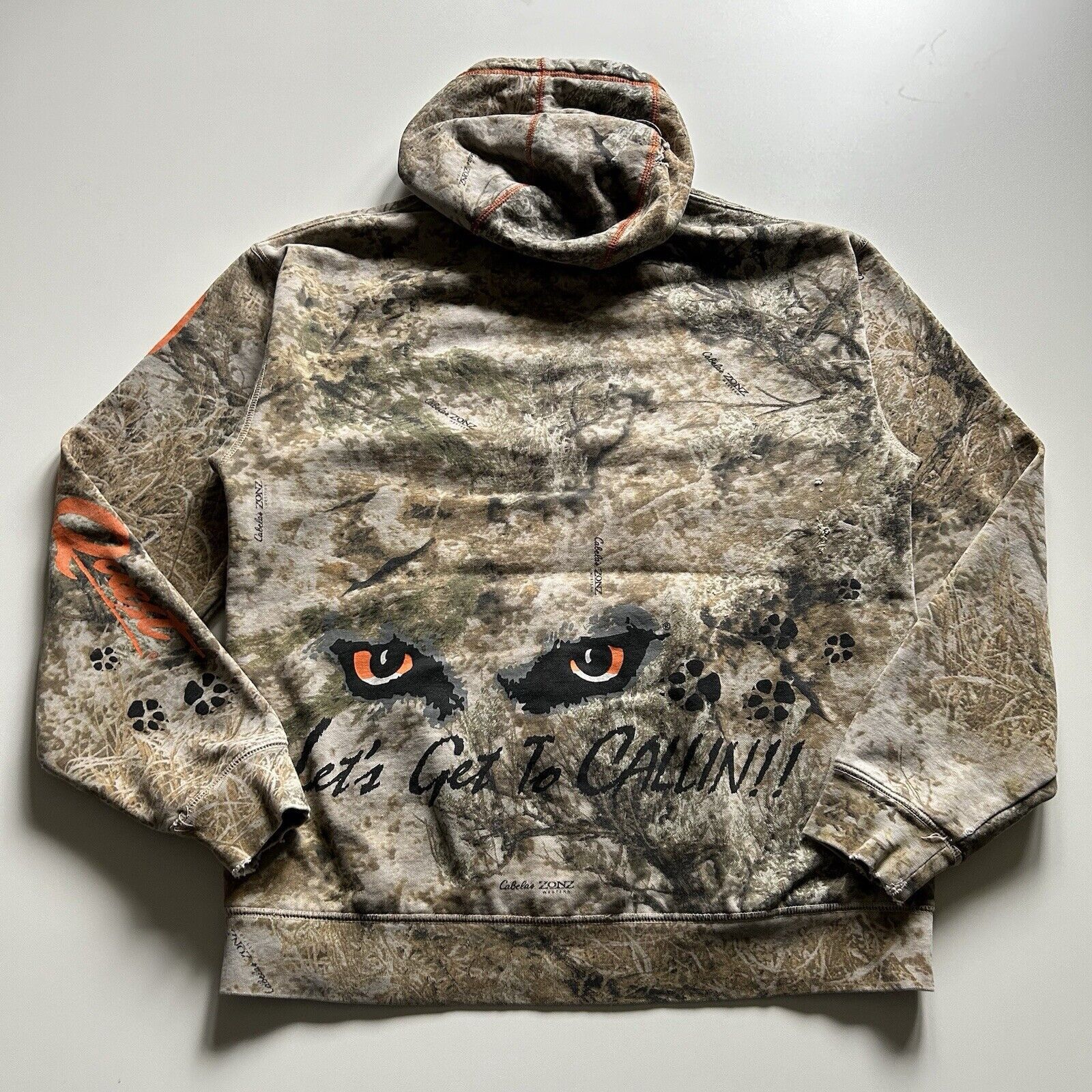 Cabelas Vintage Y2K Real Tree Camouflage Cabela's Hoodie Medium Rare Size US M / EU 48-50 / 2 - 3 Thumbnail