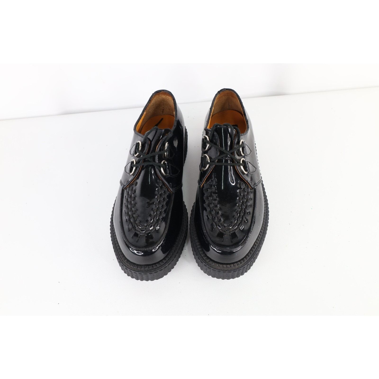 Vintage Deadstock Vintage 90s Patent Leather Creepers Shoes Size US 10 / EU 43 - 2 Thumbnail