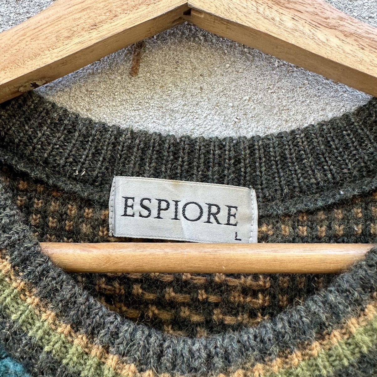 Japanese Brand × Vintage STEALS 💥💥 Vintage ESPIORE Japan Knit Wool Pullover Sweater Size US M / EU 48-50 / 2 - 7 Thumbnail