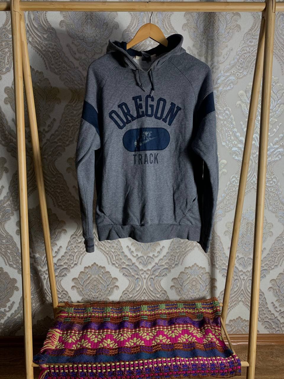 Nike × Vintage VERY RARE NIKE OREGON TRACK HOODIE JAPAN STYLE DRILL Y2K 90s Size US L / EU 52-54 / 3 - 1 Thumbnail