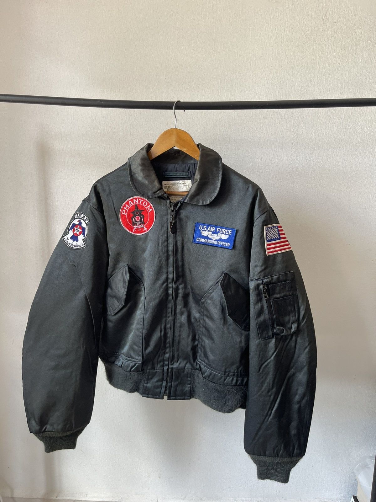 Vintage Vintage Us Air Force Bomber Jacket With Phantom Patches 11 Size US XXL / EU 58 / 5 - 3 Thumbnail