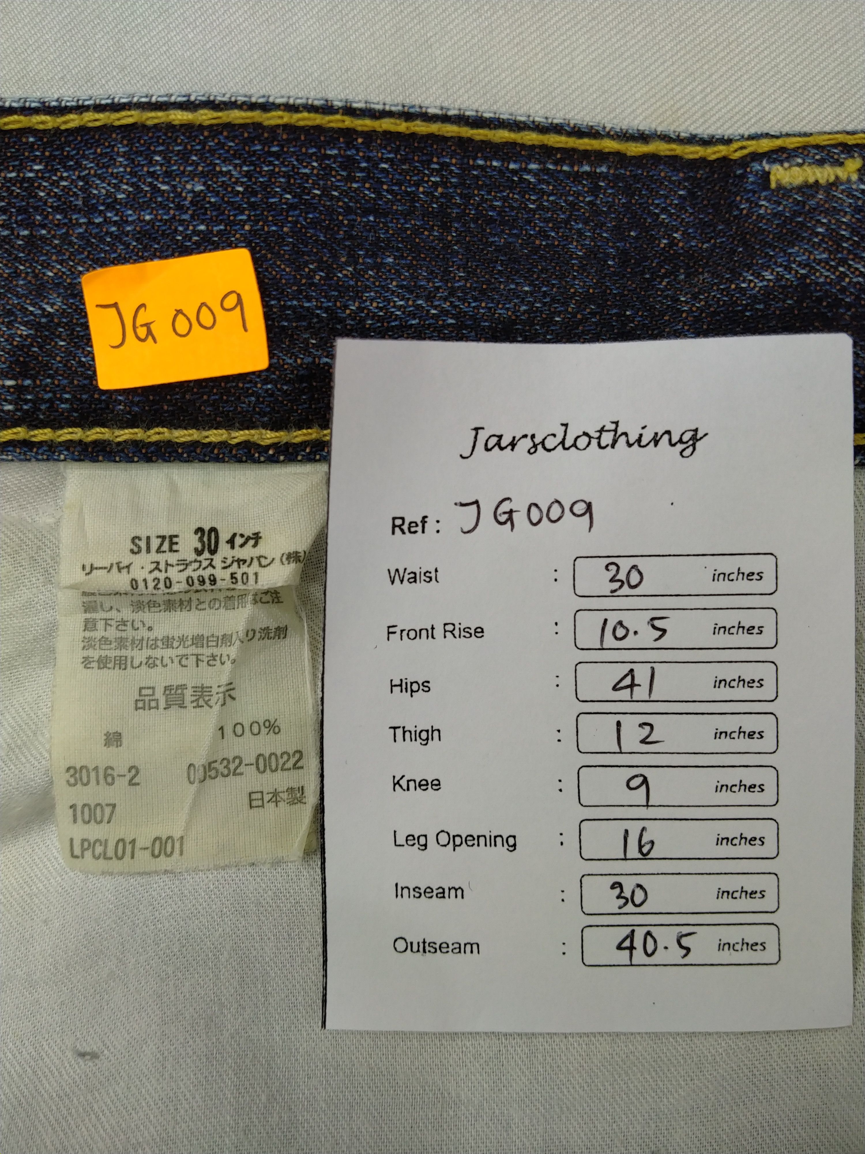 Levi's Distressed Indigo Vintage Levi's 532 30x30 Denim -JG009 Size US 30 / EU 46 - 8 Thumbnail