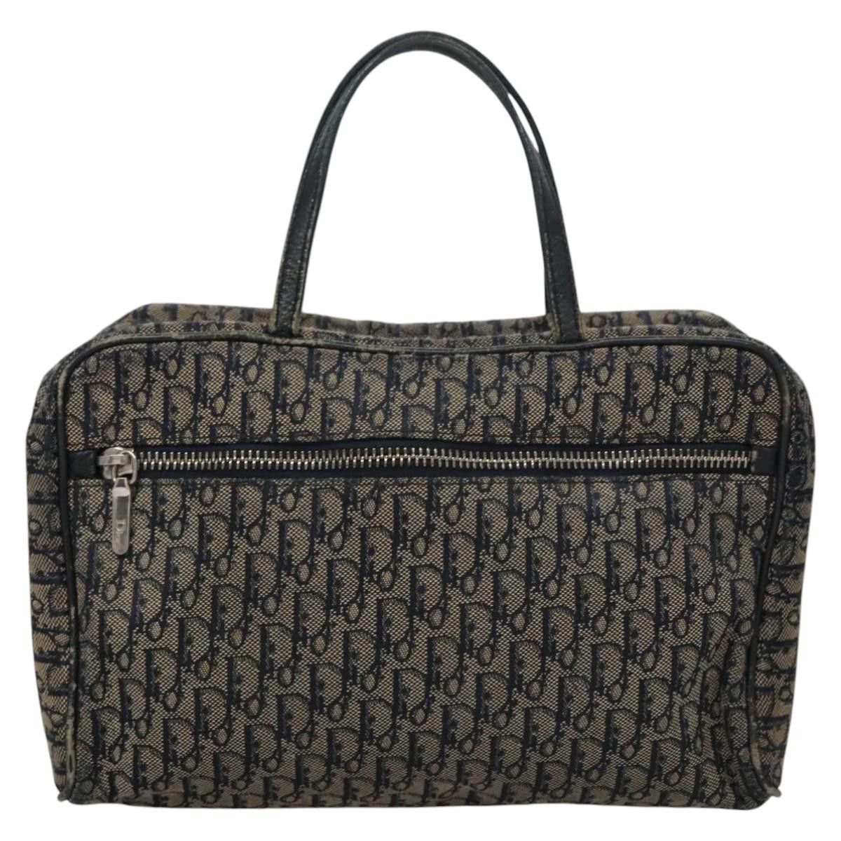 Dior DIOR Trotter Canvas Hand Bag Navy Size ONE SIZE - 2 Thumbnail
