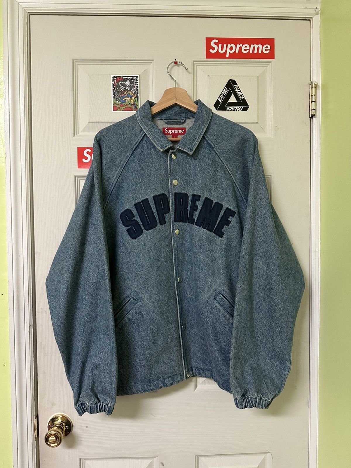 Supreme Supreme Arc Denim Coaches Jacket SS25 blue Denim size