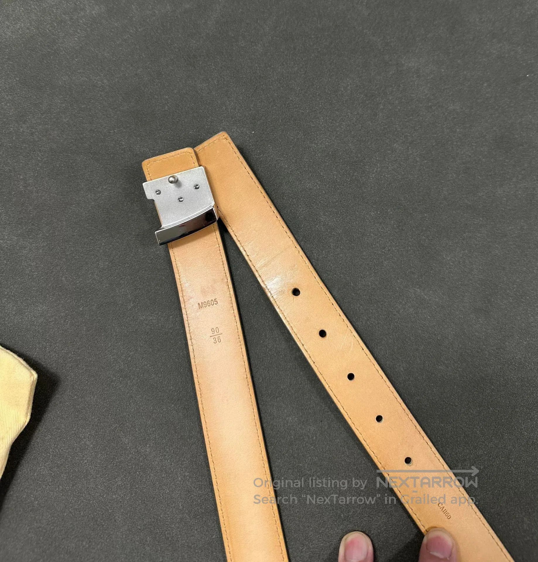 Louis Vuitton Louis Vuitton White Water Ripple Belt. Size ONE SIZE - 6 Thumbnail