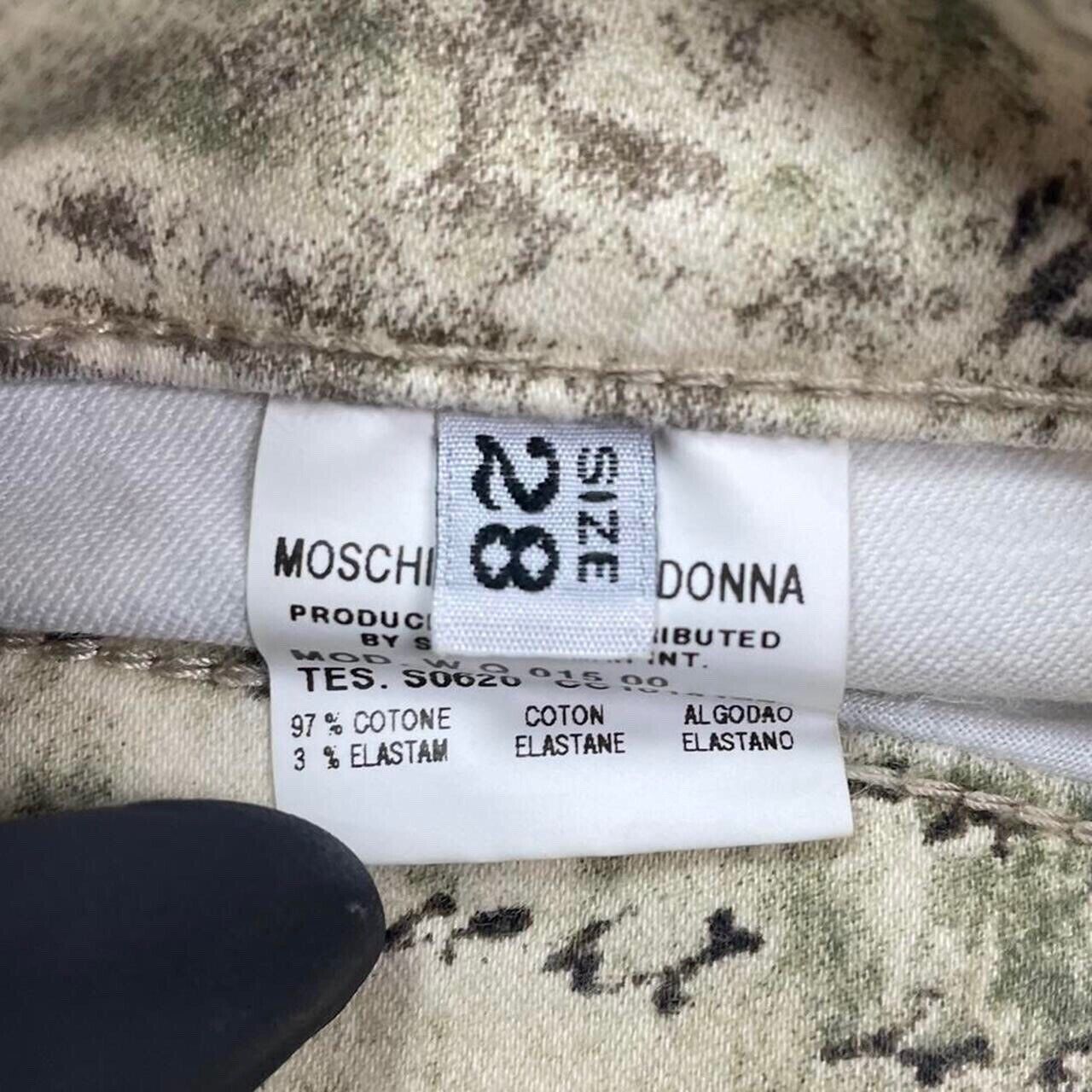 Moschino Vintage Moschino Flares Trousers Card Monogram Y2K Pants W28 Size 28" / US 6 / IT 42 - 4 Thumbnail