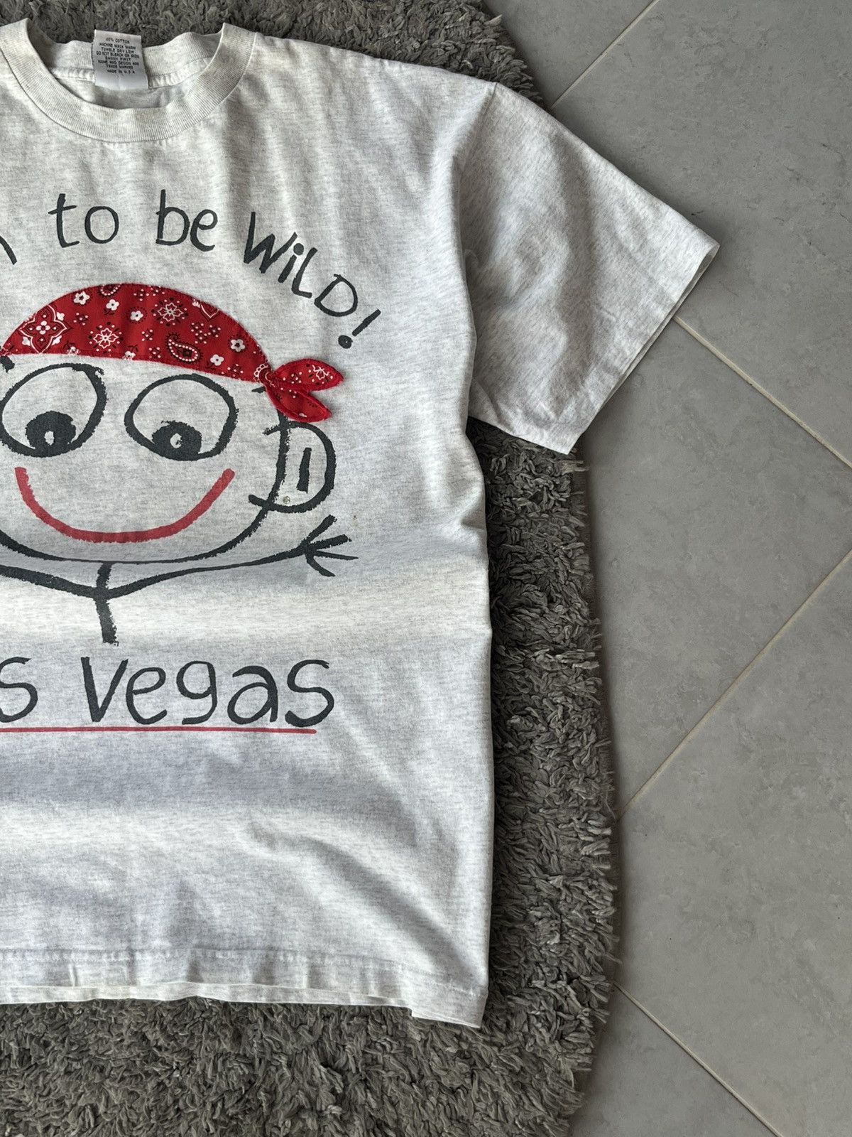 Vintage Vintage “Born to Be Wild” Las Vegas Graphic T-Shirt Y2K Size US XL / EU 56 / 4 - 3 Thumbnail