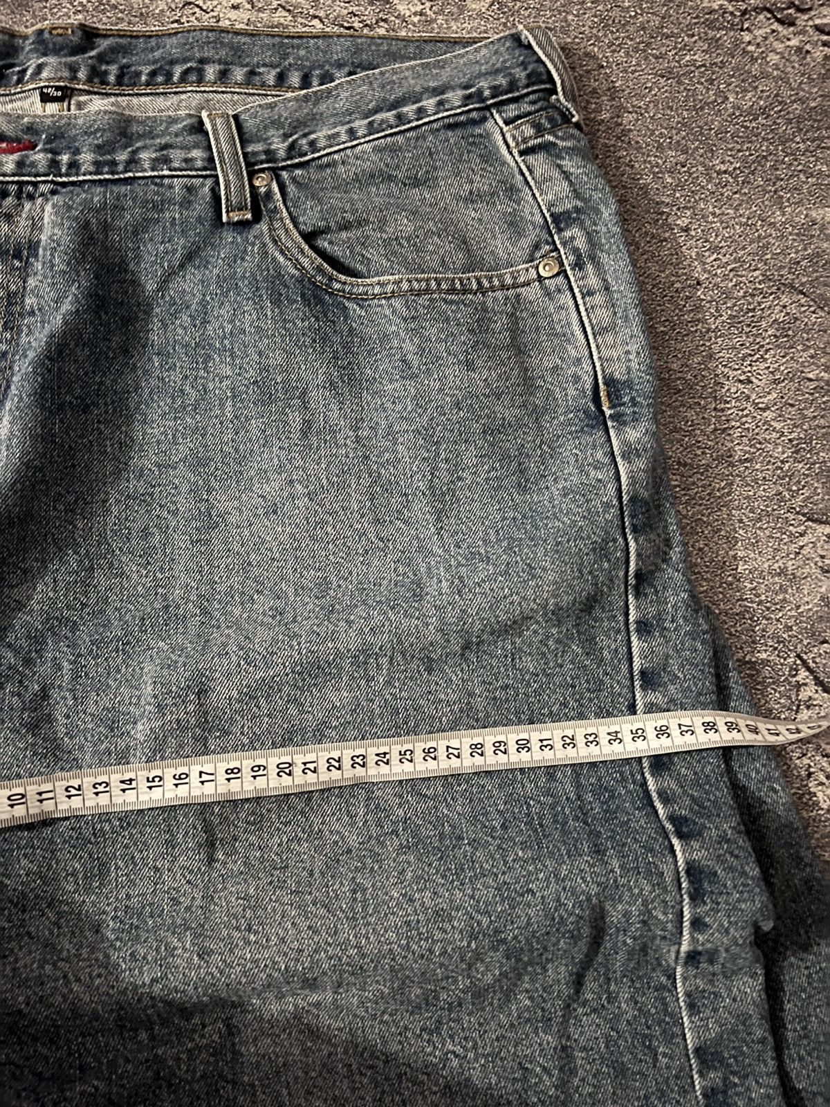 Tommy Hilfiger Faded Tommy Hilfiger Baggy Jean / Distressed Swag Style Size US 42 / EU 58 - 14 Thumbnail
