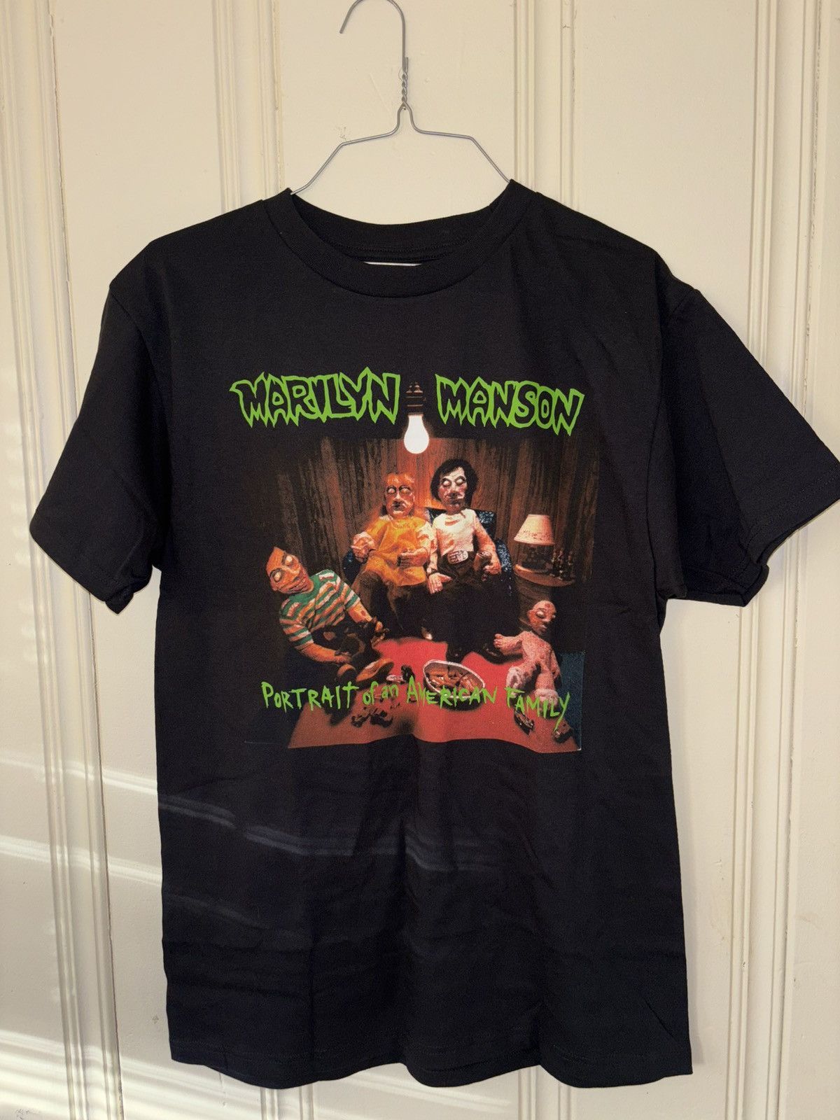 Marilyn Manson Rare Licenced Marilyn Manson portrait of a american family Size US M / EU 48-50 / 2 - 1 Thumbnail