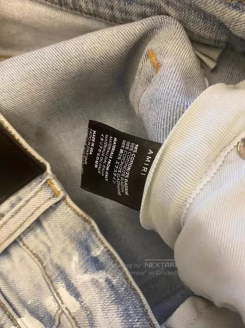 Amiri Amiri Classic Colorful Splattered Cut Destroyed Jeans Size Size US 32 / EU 48 - 3 Thumbnail