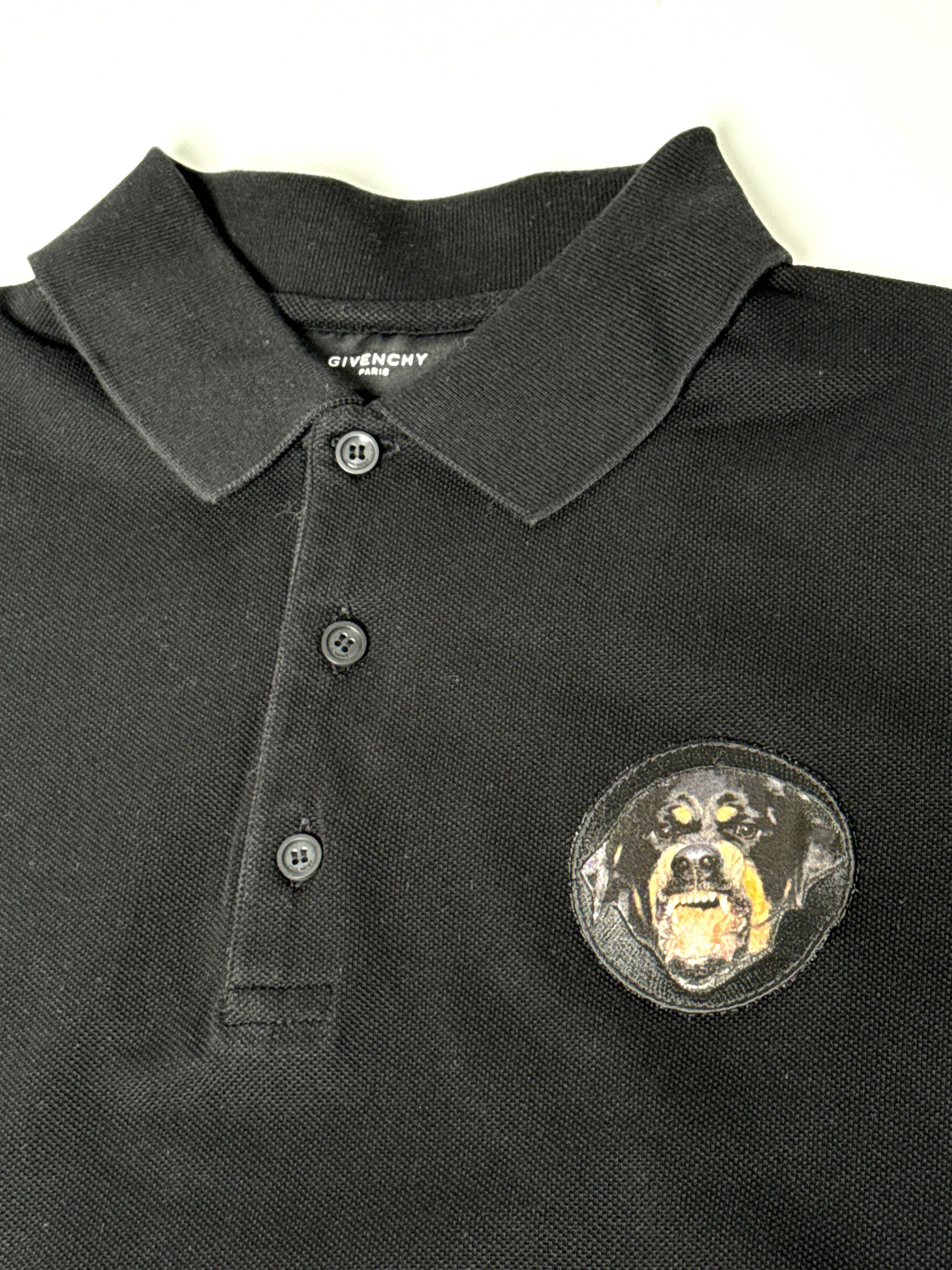 Givenchy SS2014 Givenchy Rottweiler Black Polo Shirt Size US L / EU 52-54 / 3 - 2 Thumbnail