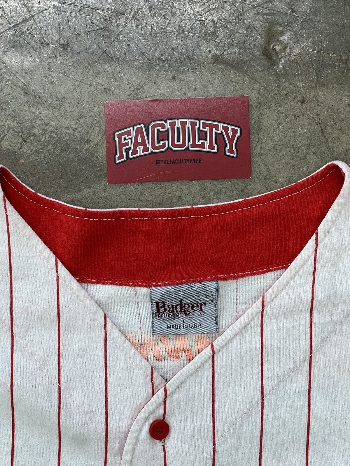 NASCAR Vintage 90s Racing World 100 Speedway Baseball Jersey Large Size US L / EU 52-54 / 3 - 3 Thumbnail