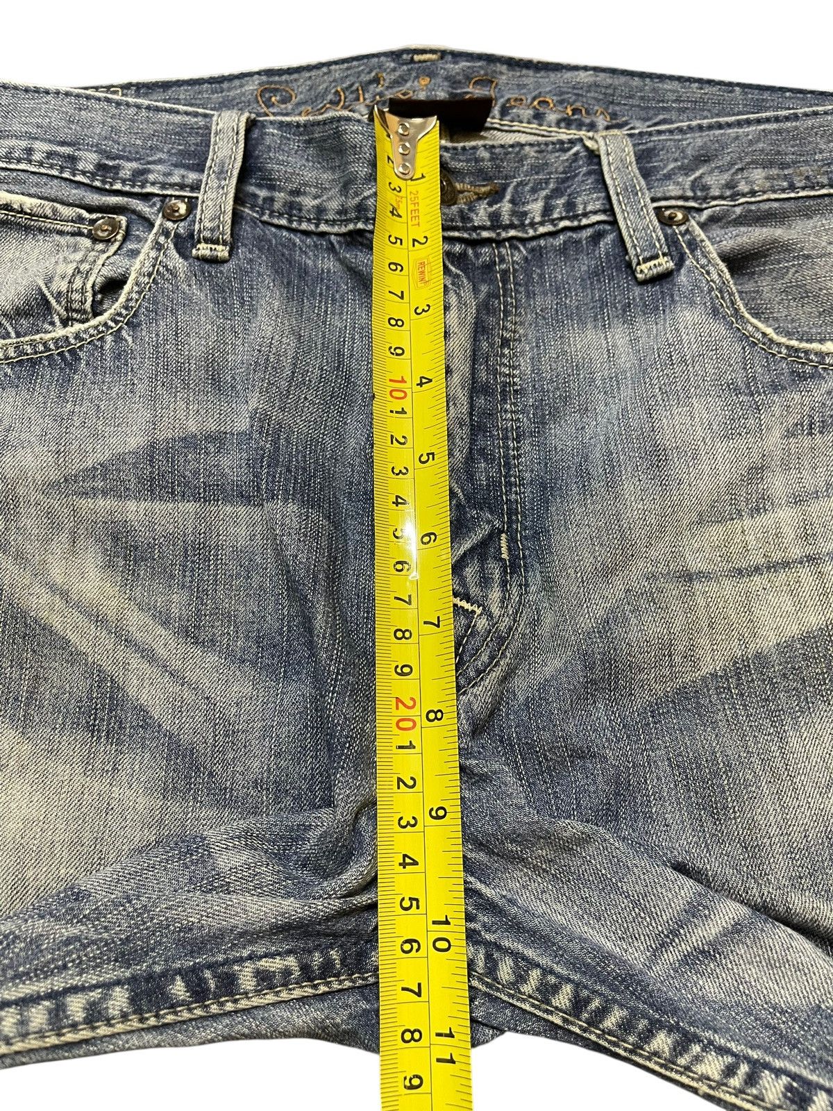 Levi's Vintage 90s Levis 202 Buckle Blue Faded Wash Style Jeans Size US 33 - 16 Thumbnail