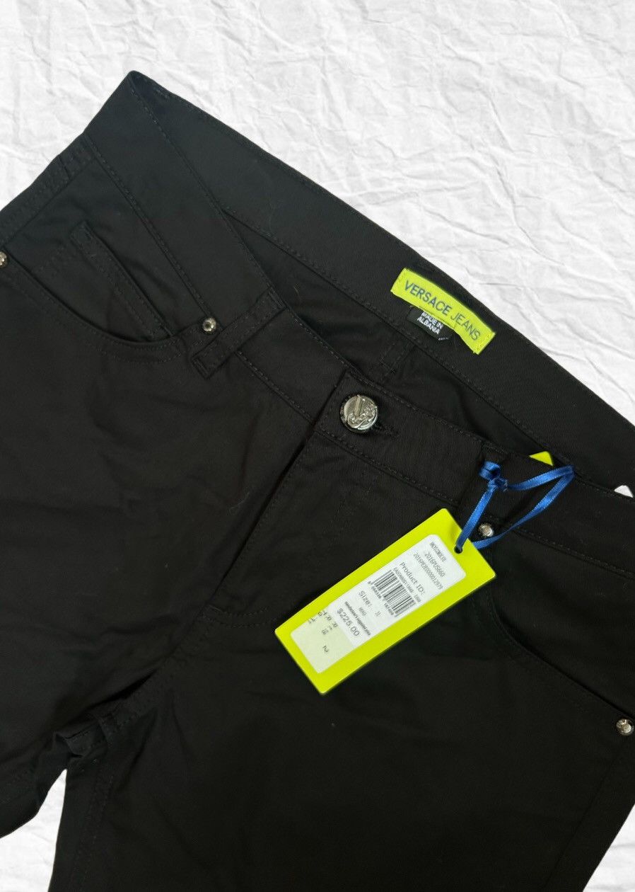 Versace Jeans Couture Versace Jeans Couture Black Slim Fit Pants Size US 31 - 2 Thumbnail