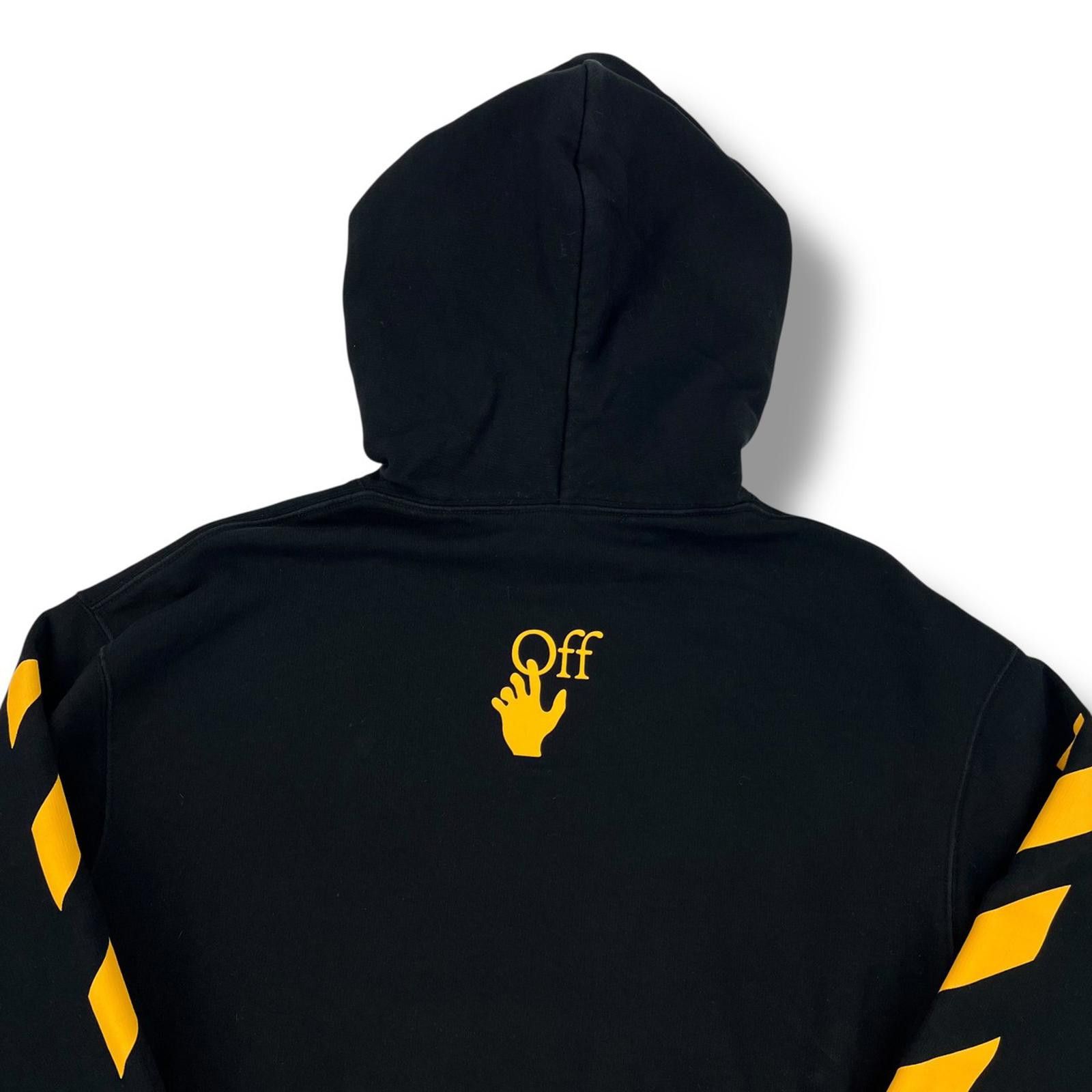 Off-White Off-White Yellow Caravaggio Black Hoodie Size US XS / EU 42 / 0 - 3 Thumbnail
