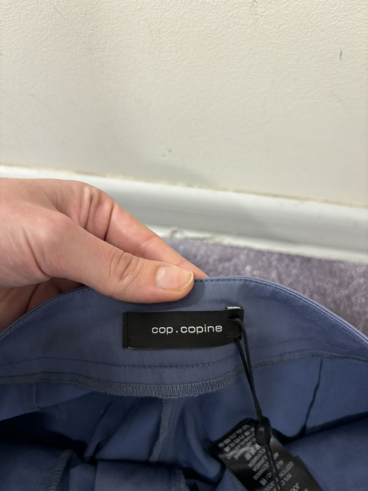 Cop Copine Cop Copine Mercurius NWT Women’s Blue Cargo Pants Size 27" / US 4 / IT 40 - 10 Thumbnail