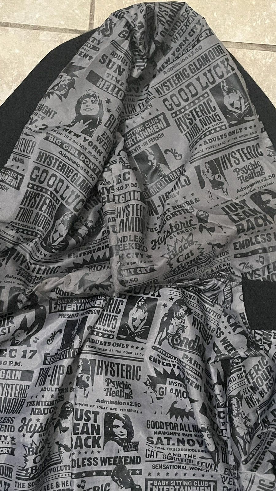 Hysteric Glamour HYSTERIC GLAMOUR Wool Zip-Up Hoodie with Emblem Print Size US M / EU 48-50 / 2 - 8 Thumbnail