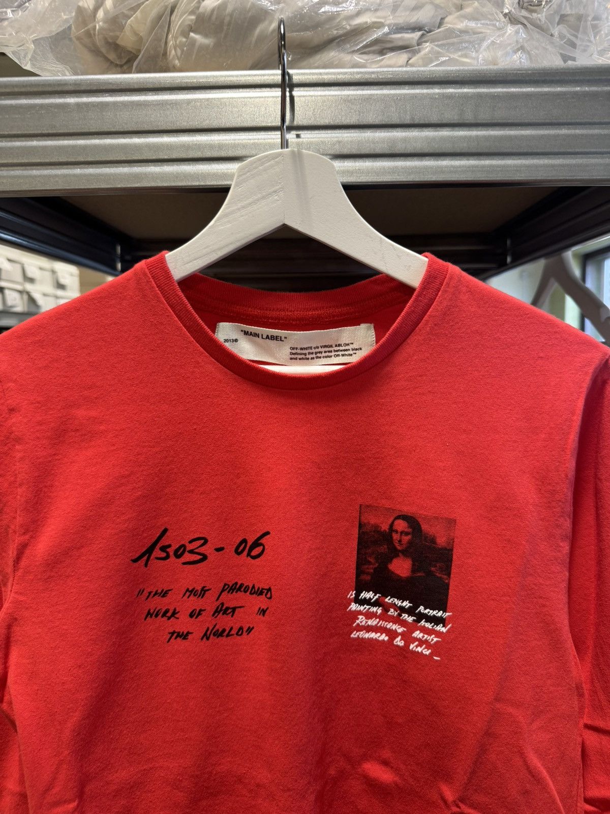 Off-White Off-White Mona Lisa Long Sleeve T-Shirt NEW 500$ Size US XS / EU 42 / 0 - 4 Thumbnail
