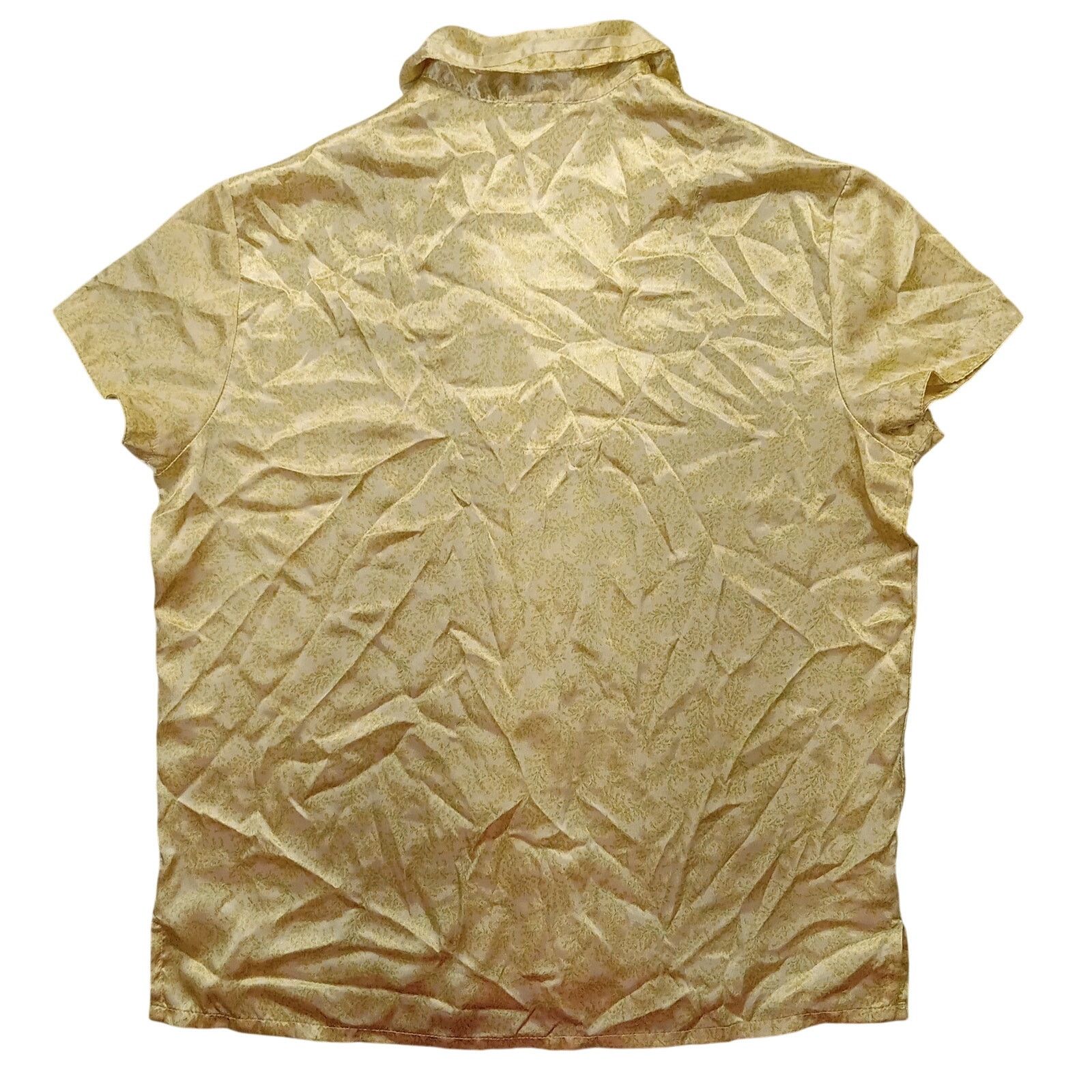 & Other Stories Secret Treasures Pajama Top S Women's Satin Yellow Floral Size S / US 4 / IT 40 - 3 Thumbnail