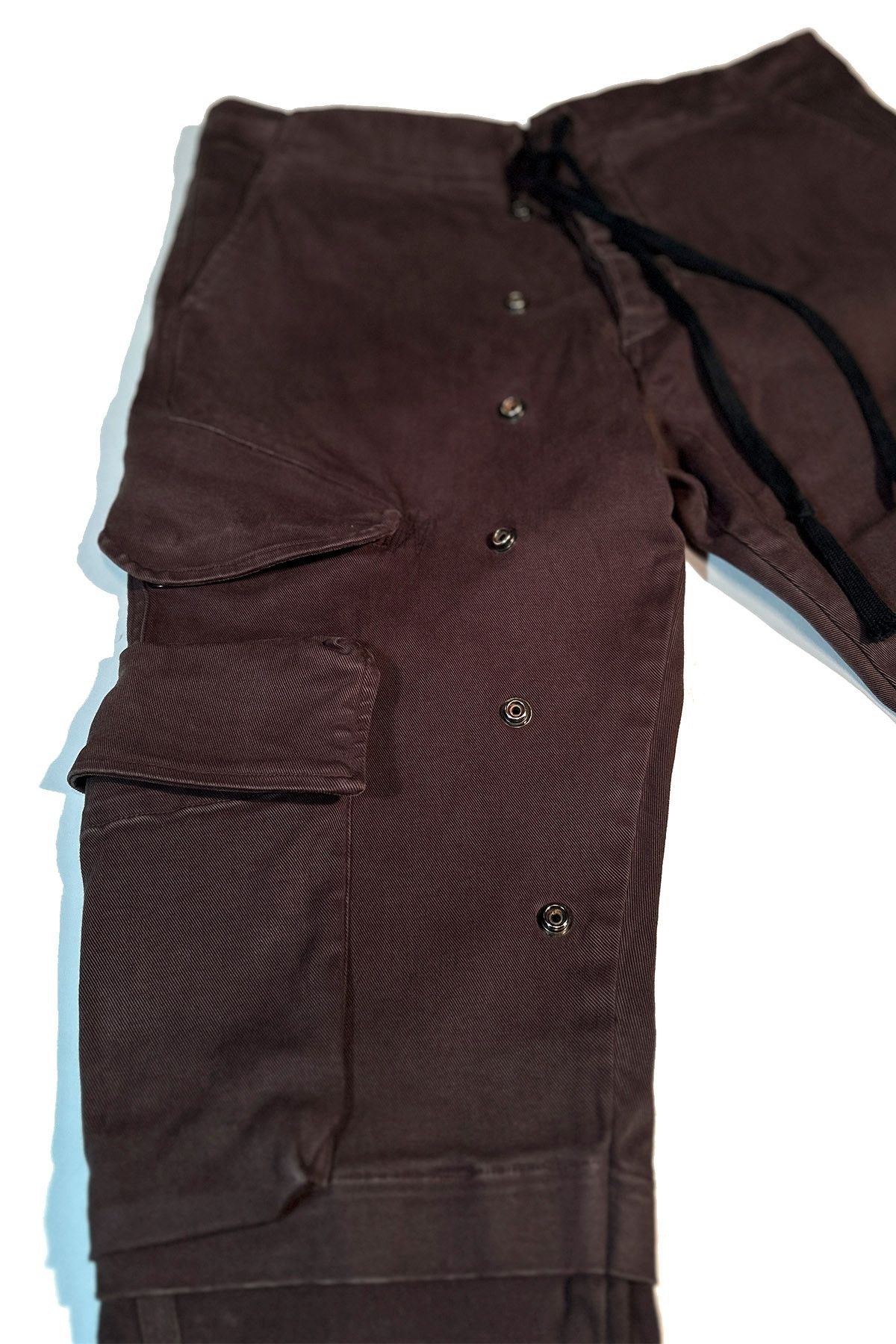 Greg Lauren GREG LAUREN CHARCOAL STRETCH DENIM PANT Size US 34 / EU 50 - 3 Thumbnail