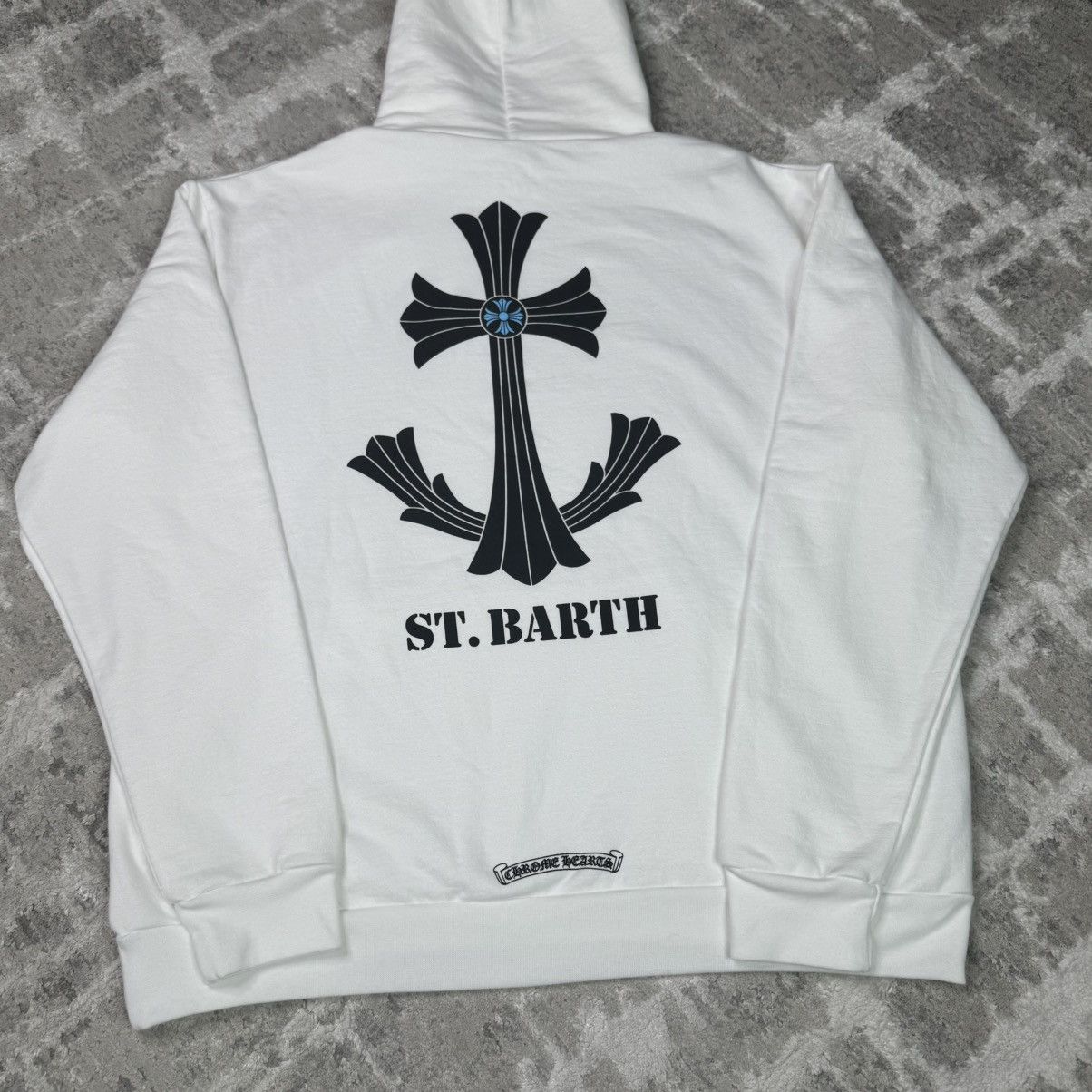 Chrome Hearts St barths cross pullover hoodie Size US L / EU 52-54 / 3 - 2 Thumbnail