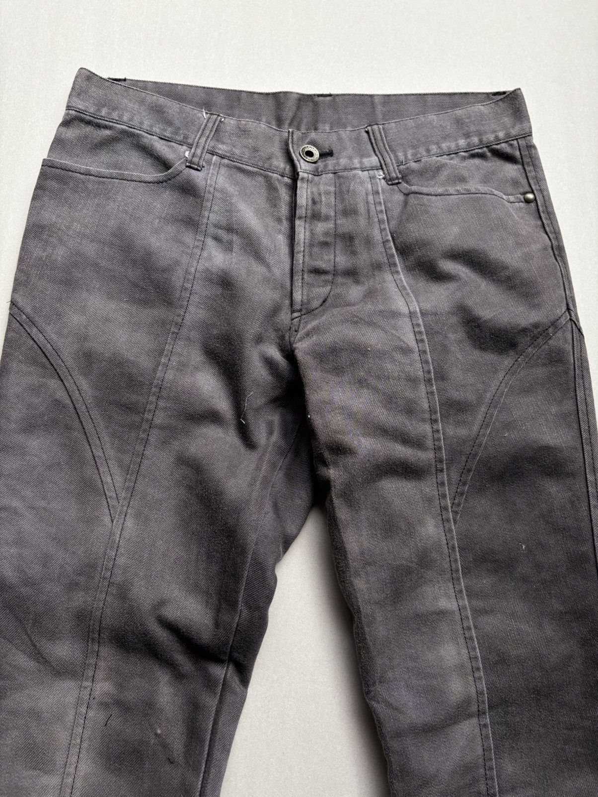 5351 POUR LES HOMMES Lace up flare jeans Size US 29 - 2 Thumbnail