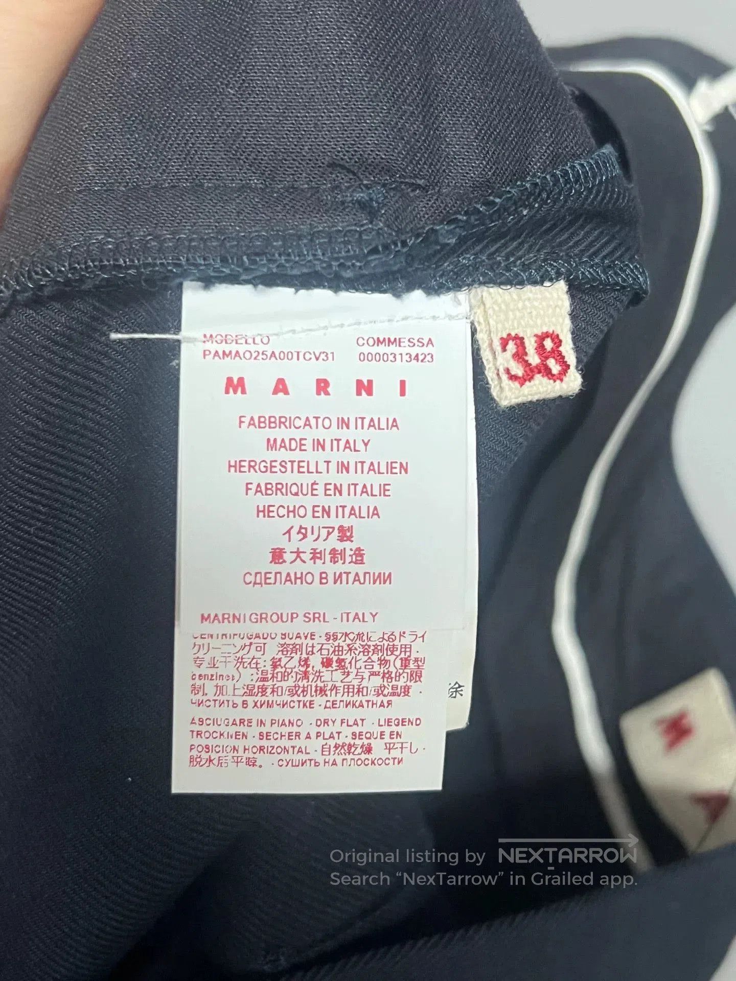 Marni Marni Cropped Pants. Size 37" - 3 Thumbnail