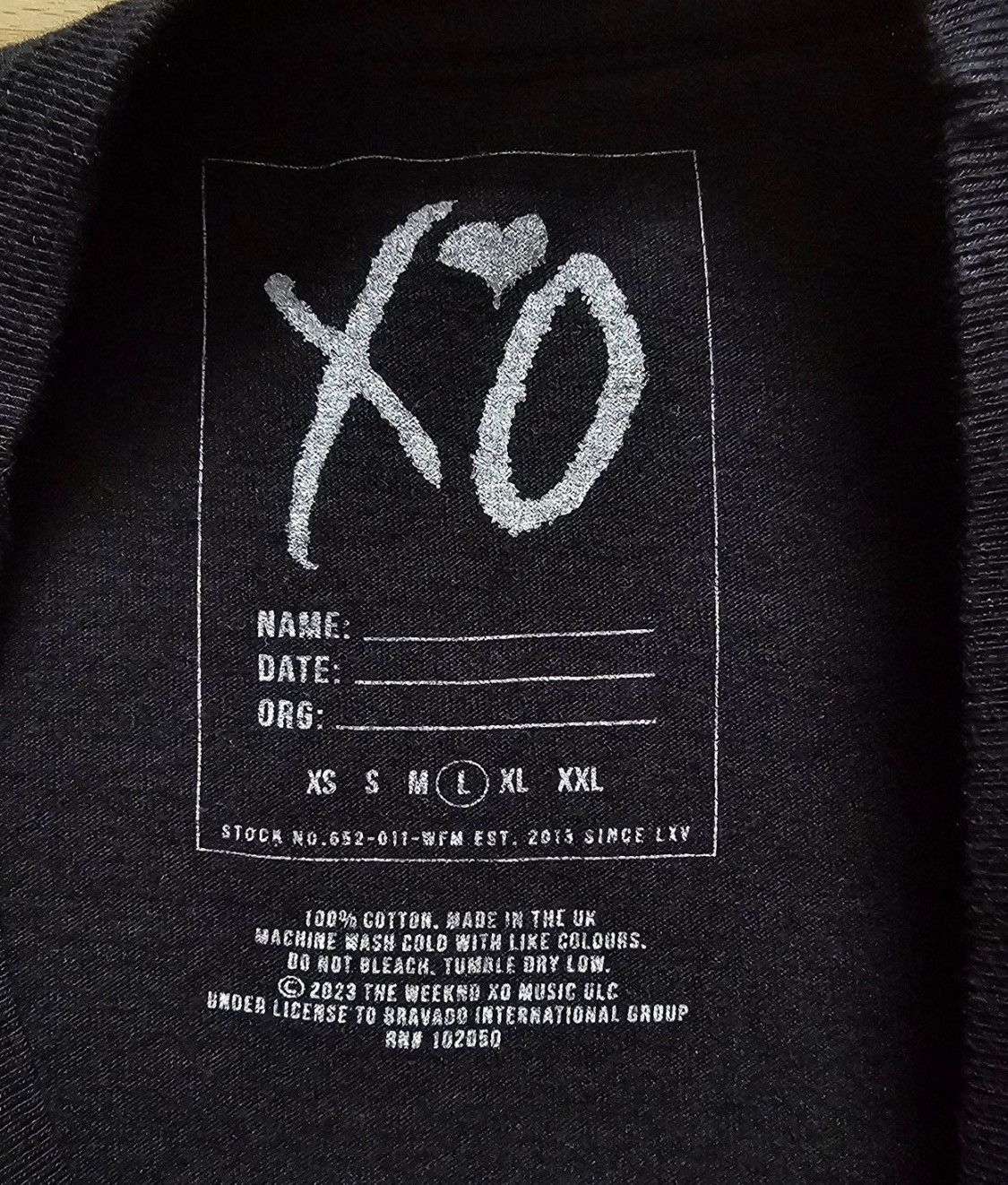 The Weeknd The Weeknd XO After Hours Til Dawn Tour Bundle Large Size US L / EU 52-54 / 3 - 11 Thumbnail
