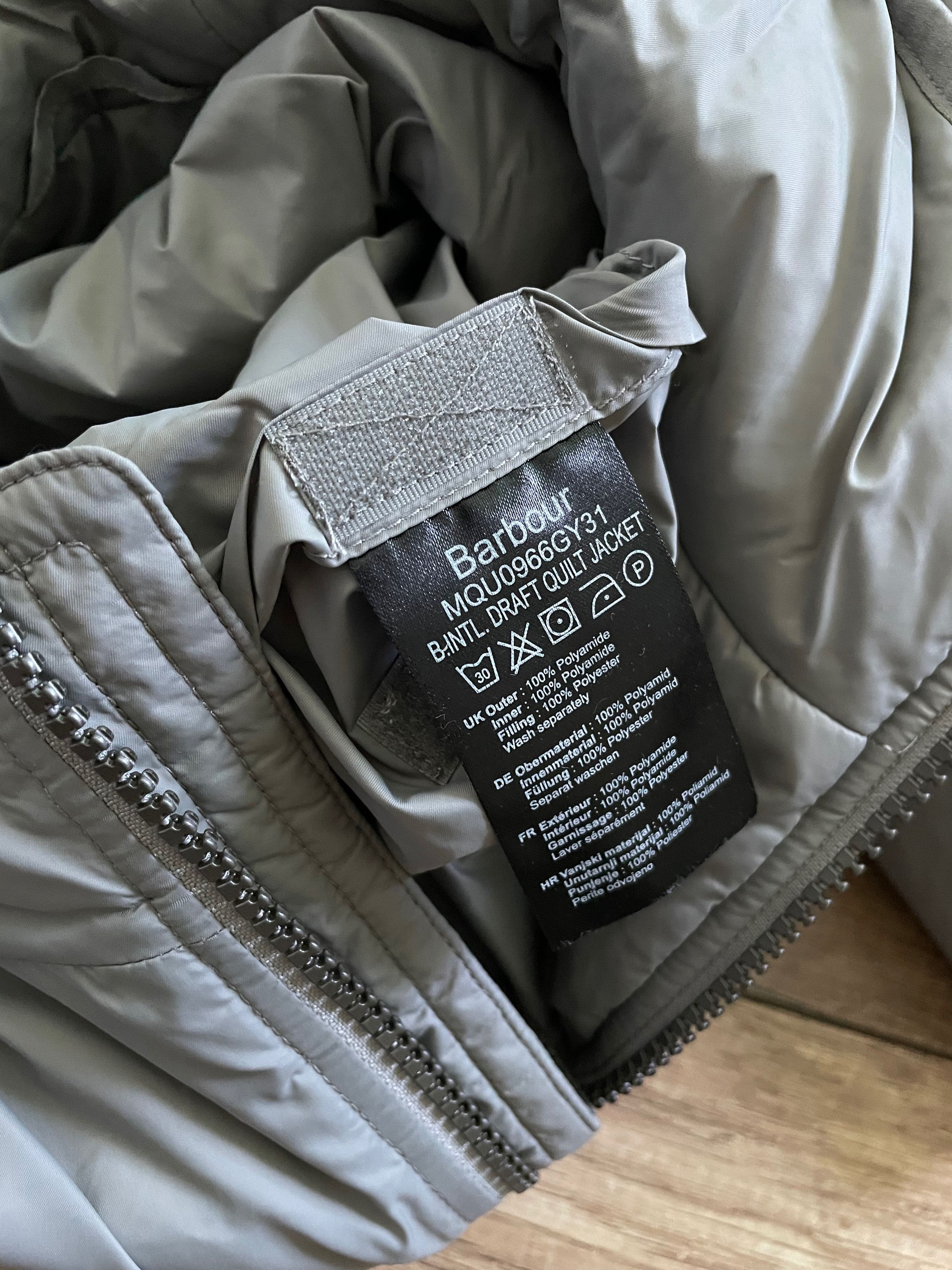 Barbour Barbour B International Draft Quilt Insulated Hooded Jacket Size US XL / EU 56 / 4 - 15 Thumbnail