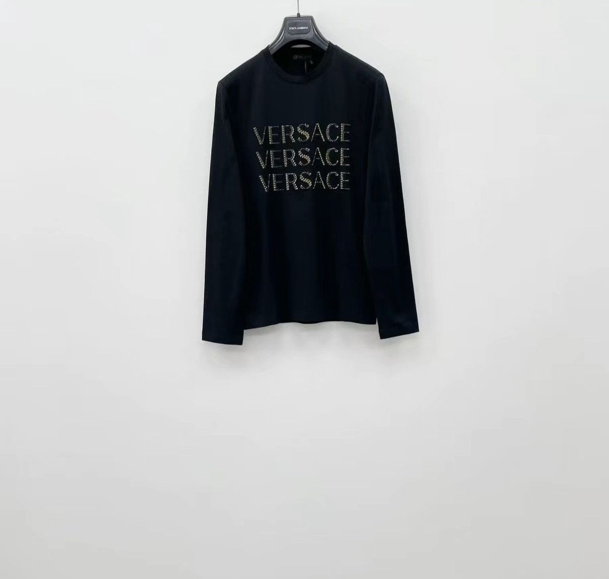 Versace VERSACE Rhinestone Long Sleeve T-shirt J30 Size US XS / EU 42 / 0 - 1 Thumbnail