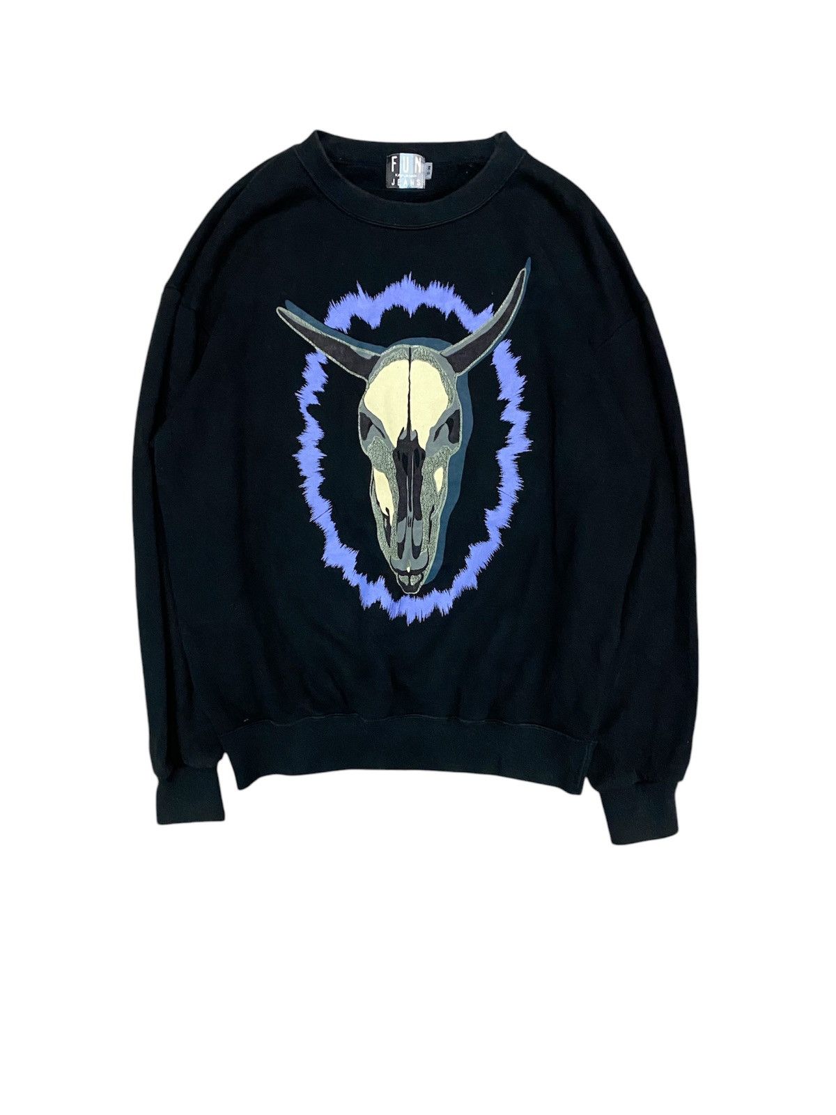 Yohji Yamamoto 1990s Kansai Yamamoto bulls skull sweater Size US M / EU 48-50 / 2 - 1 Thumbnail