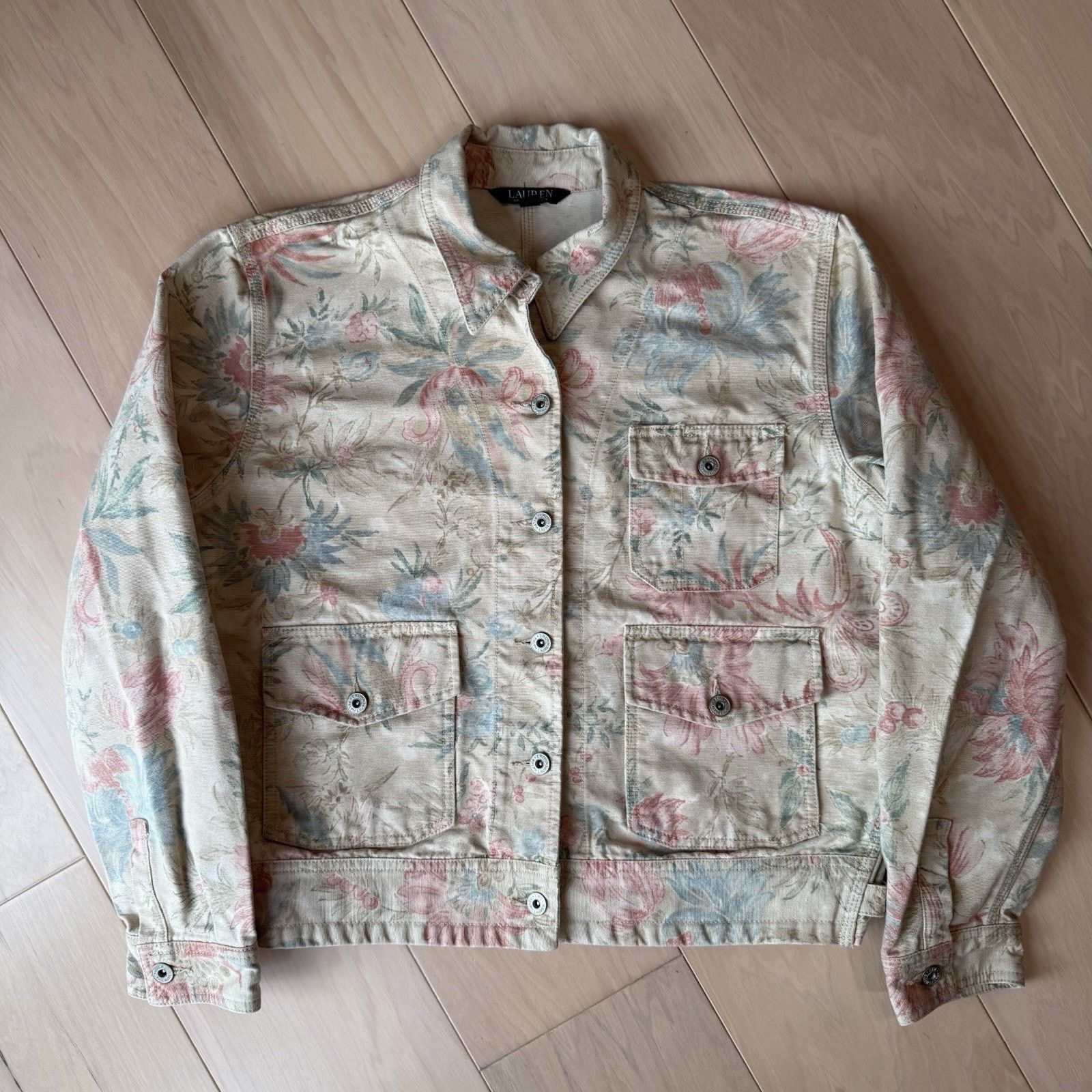Lauren Ralph Lauren Lauren Ralph Lauren Denim Trucker Jacket Women's XL Multi Size XL / US 12-14 / IT 48-50 - 2 Thumbnail