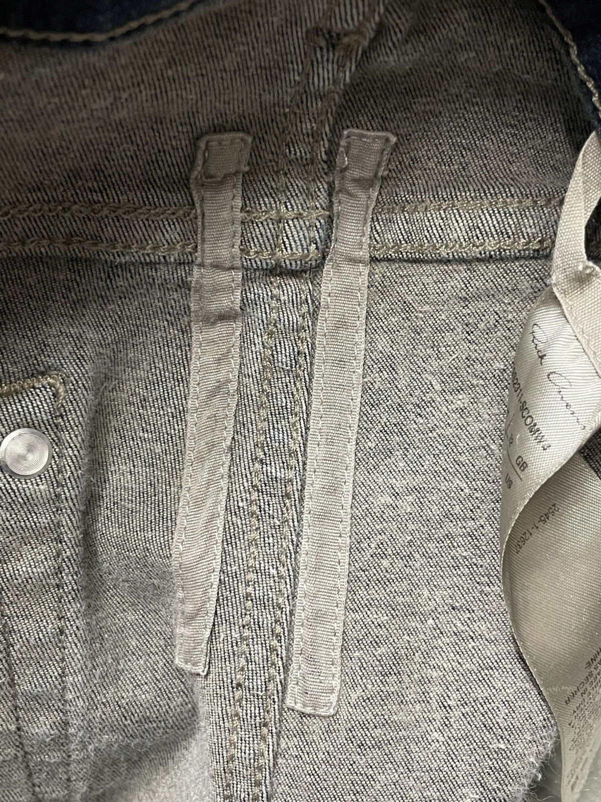 Rick Owens SS19 “Babel” Tyrone Waxed Denim Size US 32 / EU 48 - 9 Thumbnail