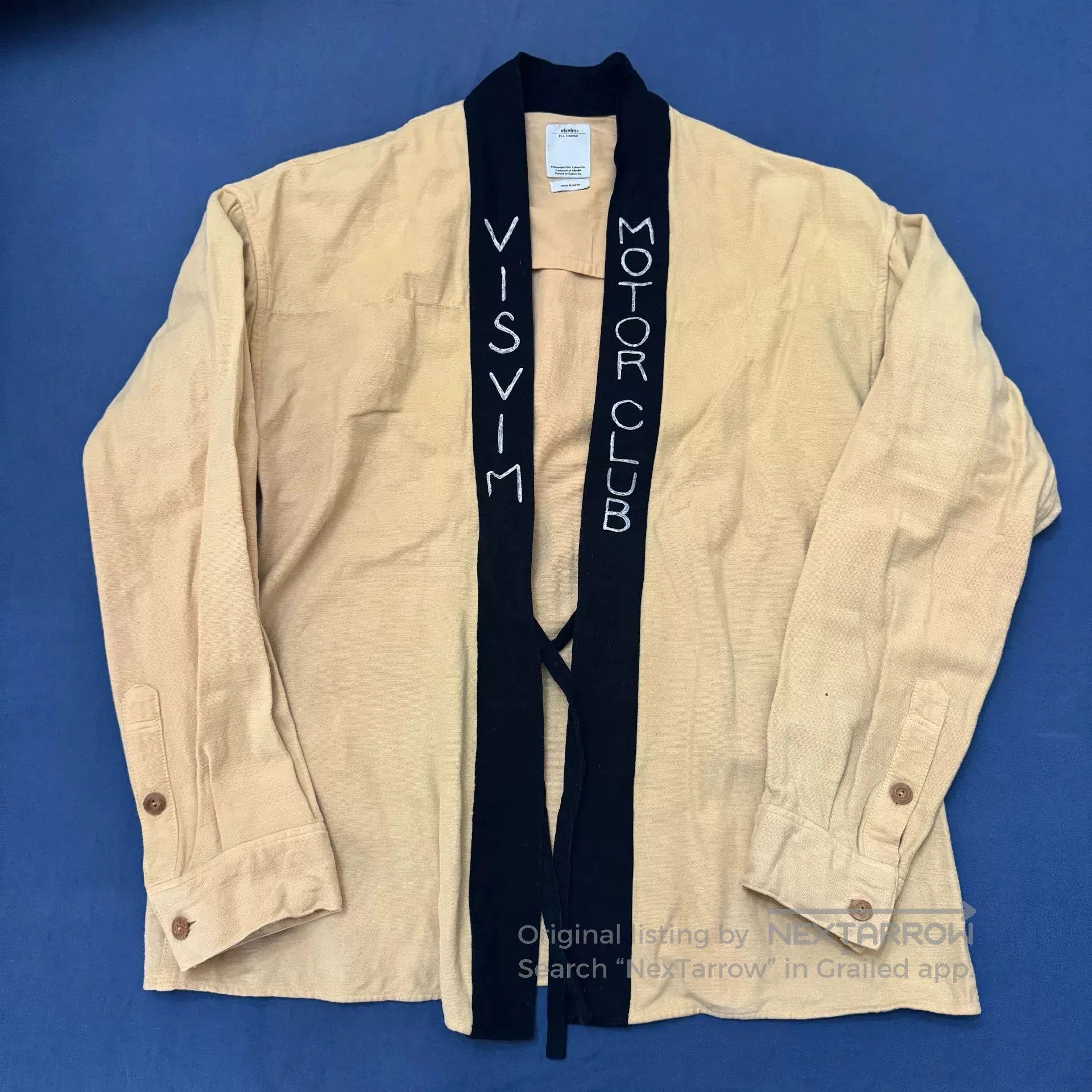 Visvim VISVIM LHAMO SHIRT (INDIGO OVERDYE) KOFU Taoist robe shirt