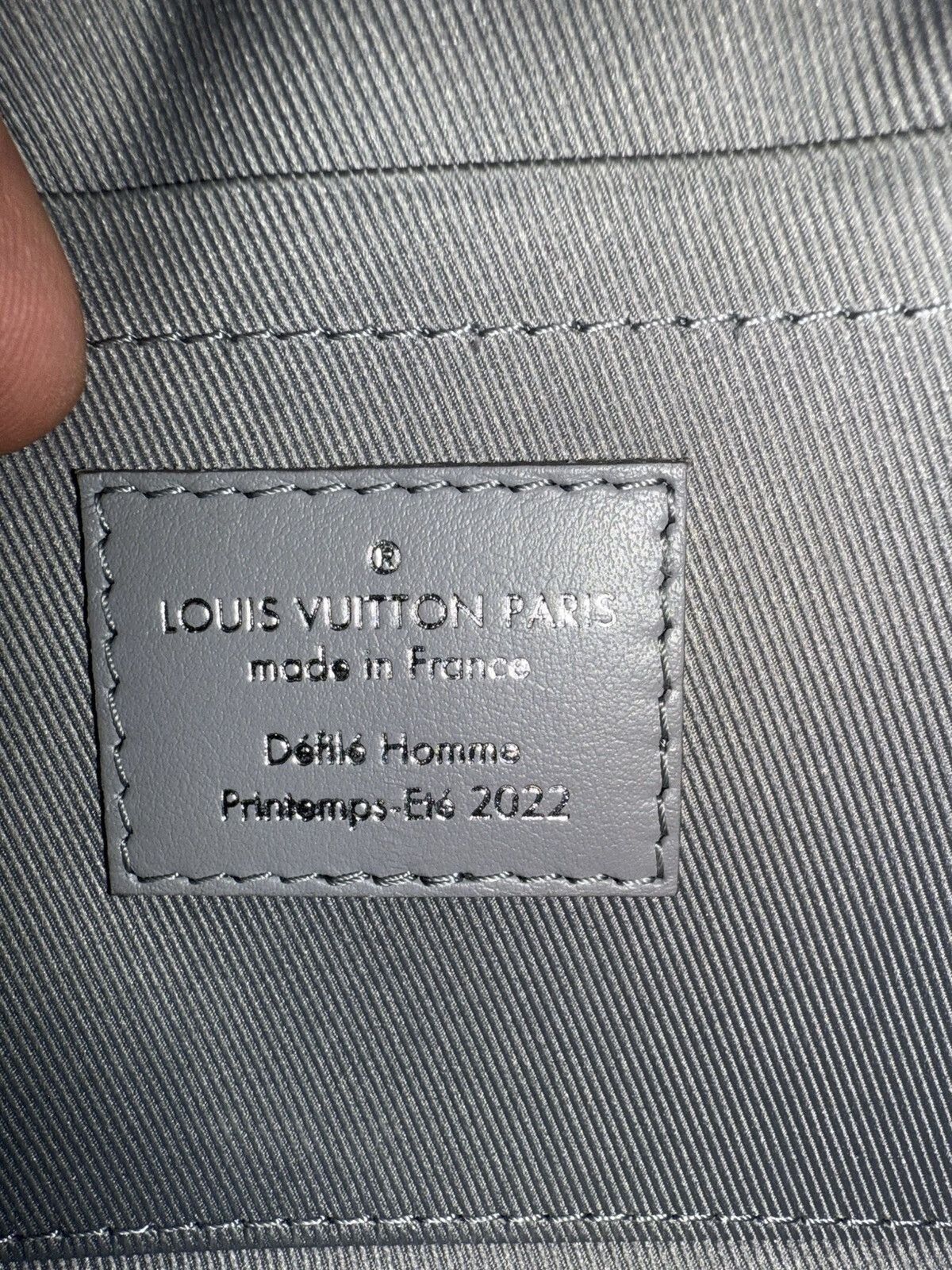 Louis Vuitton Soft Trunk Shoulder Bag Mini Silver Canvas Damier Size ONE SIZE - 6 Thumbnail