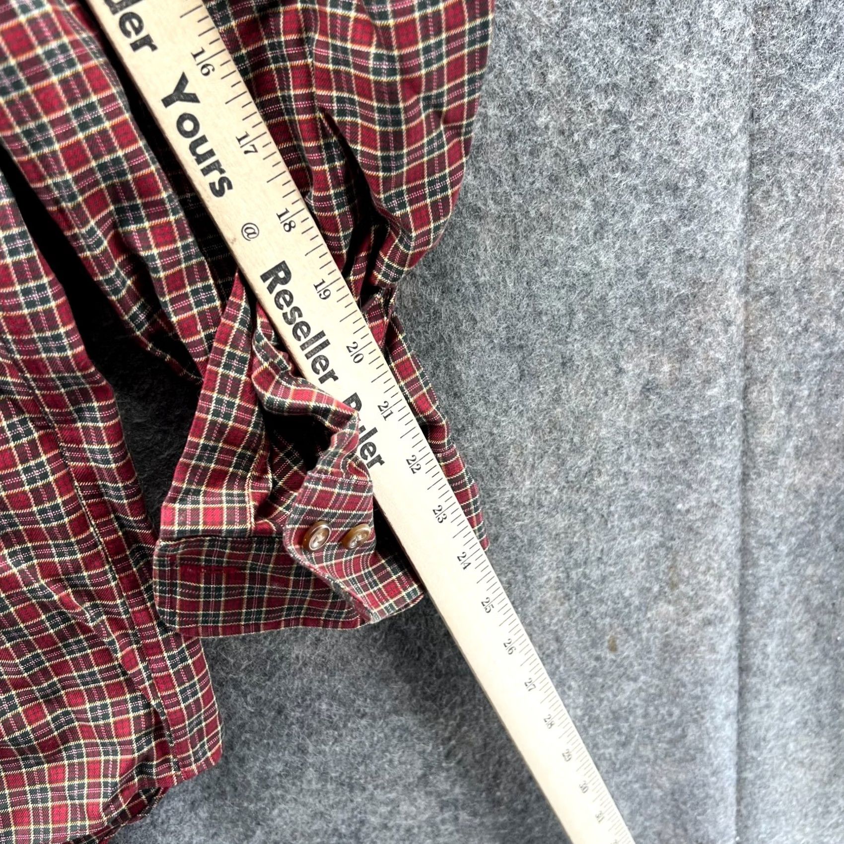 Brooks Brothers Brooks Brothers Vintage Plaid Shirt Mens XL Red Button Down Size XL Regular Fit Size US XL / EU 56 / 4 - 4 Thumbnail