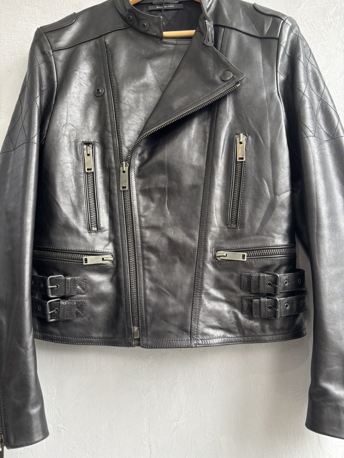 Gucci Gucci FW2006 runway motorbike leather jacket Size US M / EU 48-50 / 2 - 8 Thumbnail
