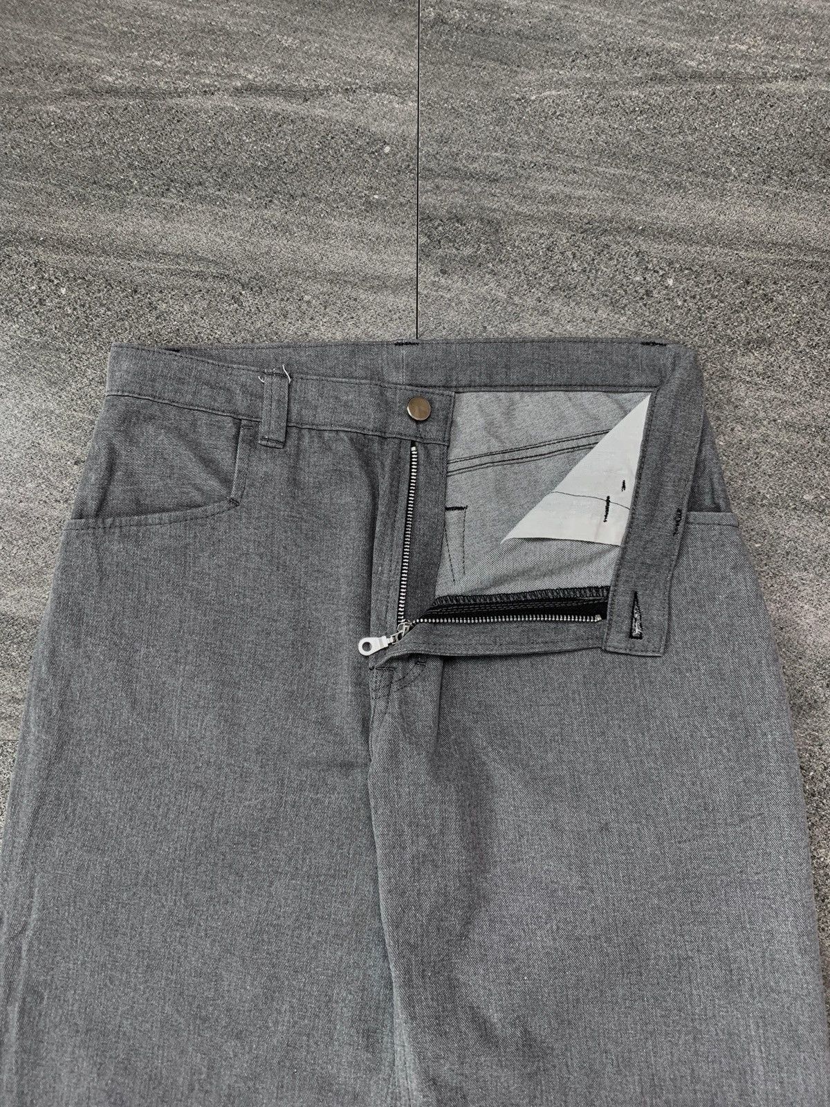 Handmade “FREE IMPORT TAX” Wideleg Semi Flared Denim Jeans Size US 31 - 5 Thumbnail