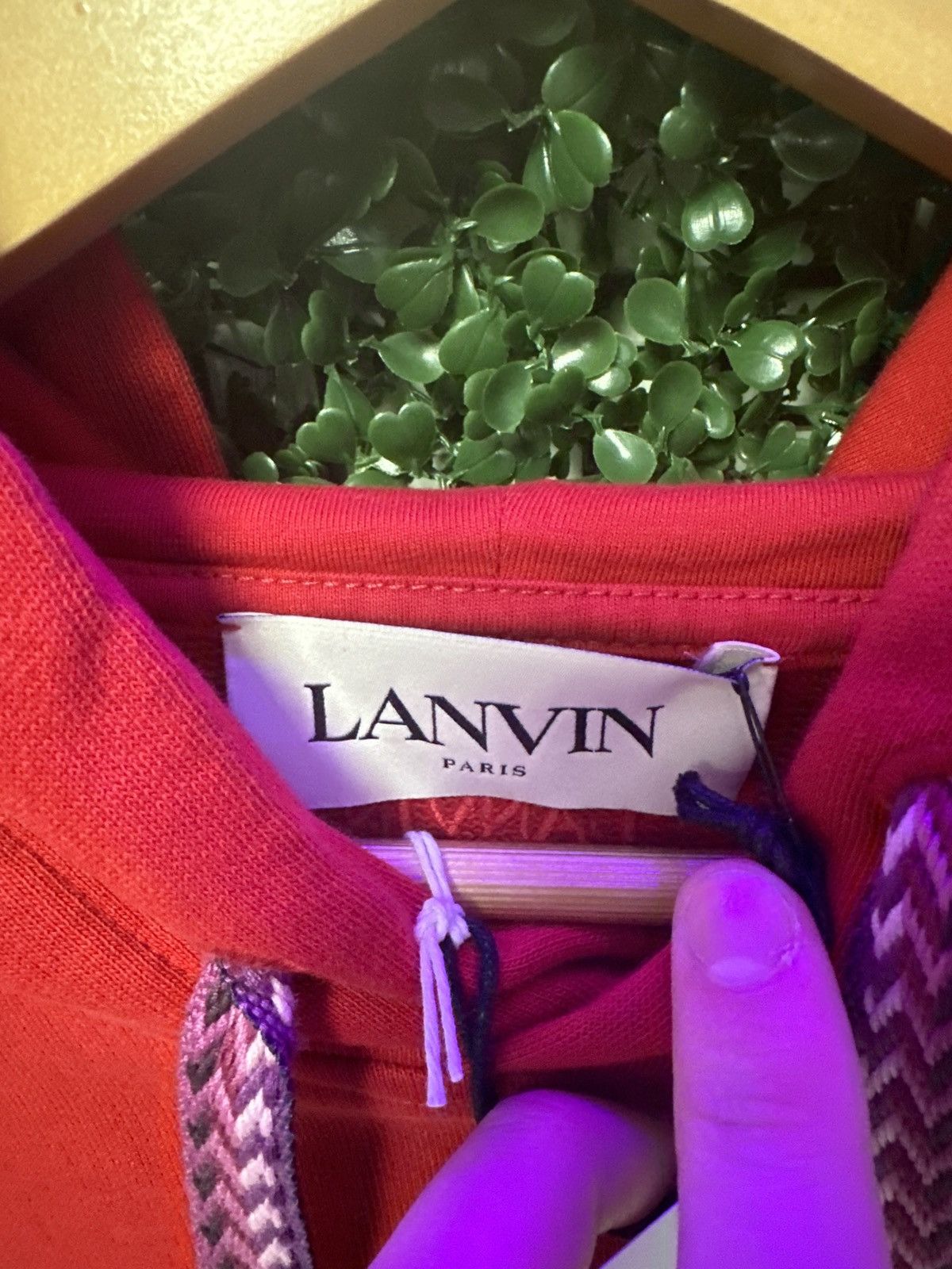 Lanvin Lanvin Hoodie Red Purple Size US M / EU 48-50 / 2 - 3 Thumbnail